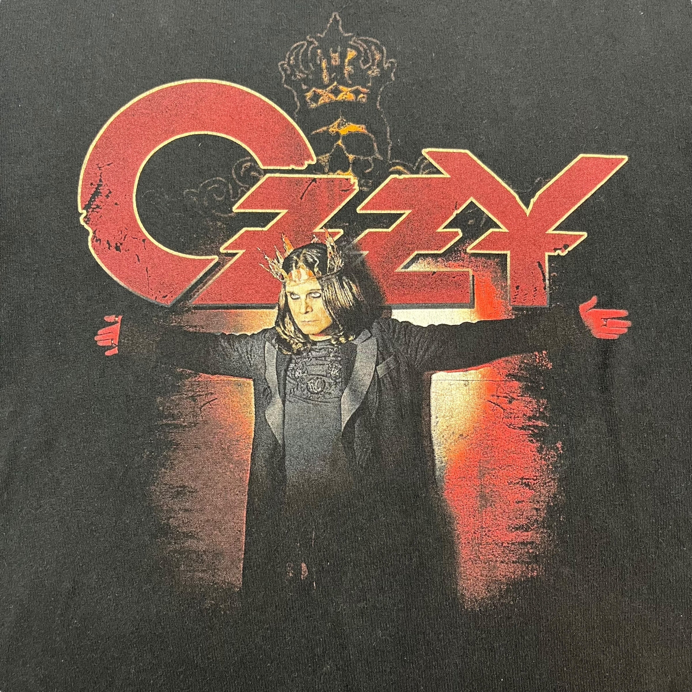 2007 Ozzy Osbourne Black Rain Tour Tee Black