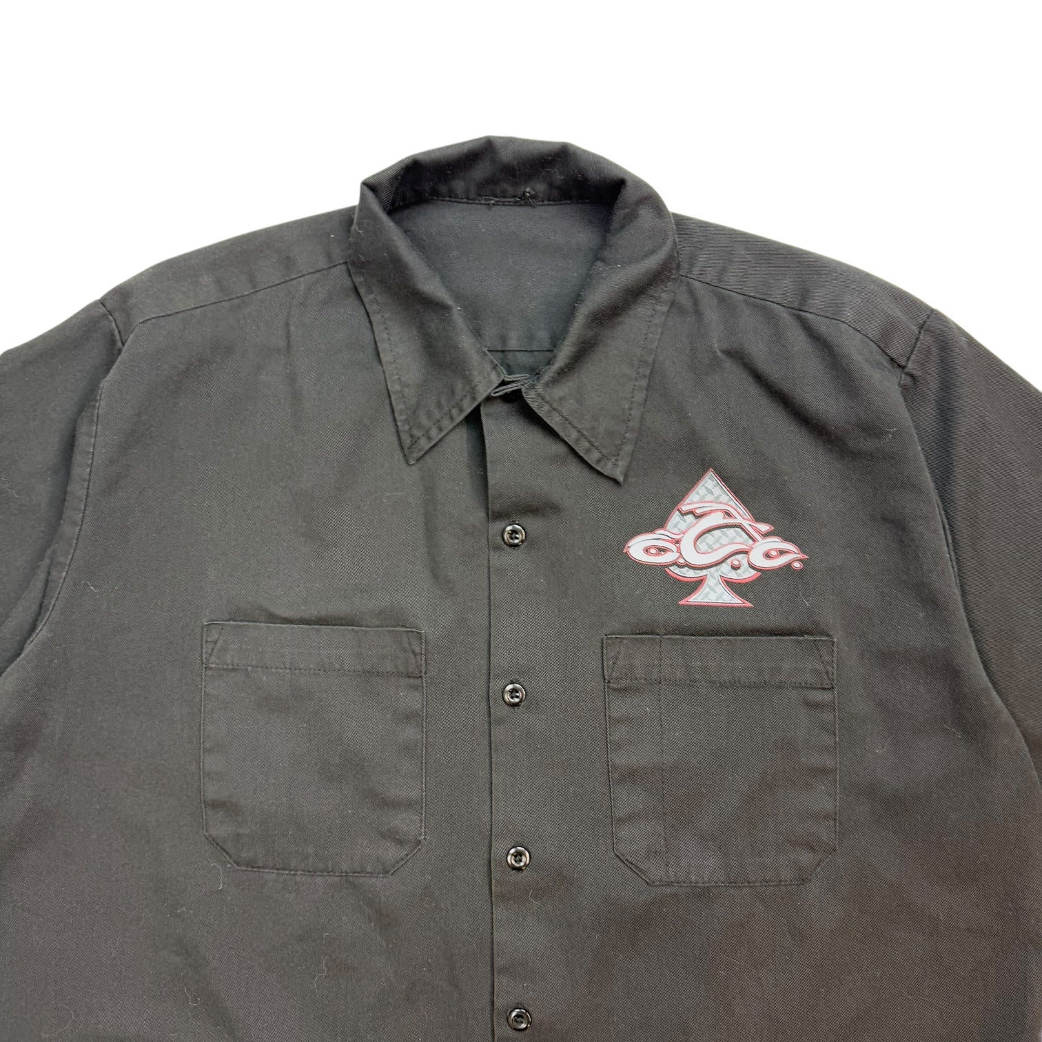 Vintage Orange County Choppers Button Up Shirt Black