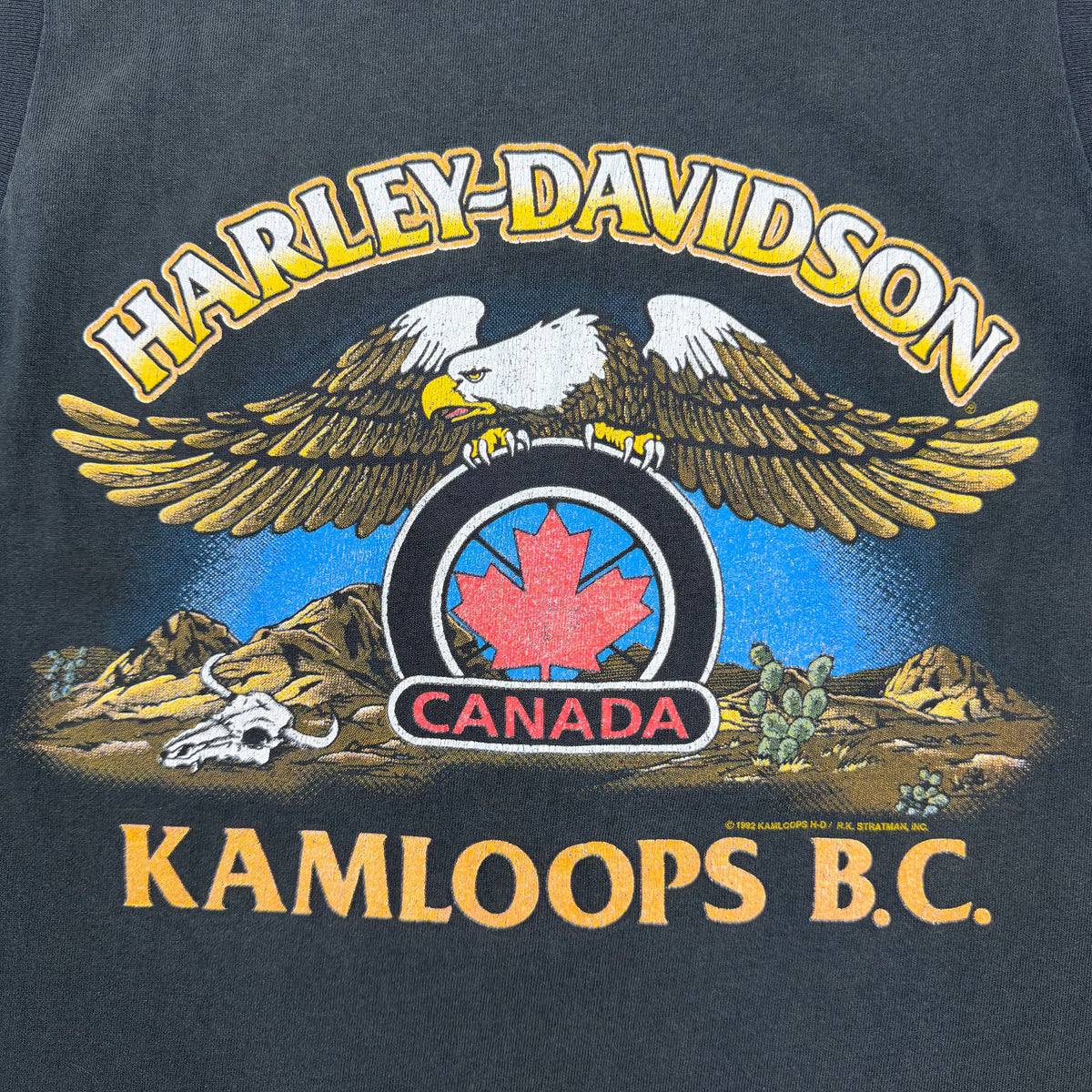 1992 Harley Davidson Made In Milwaukee Tank Top Black