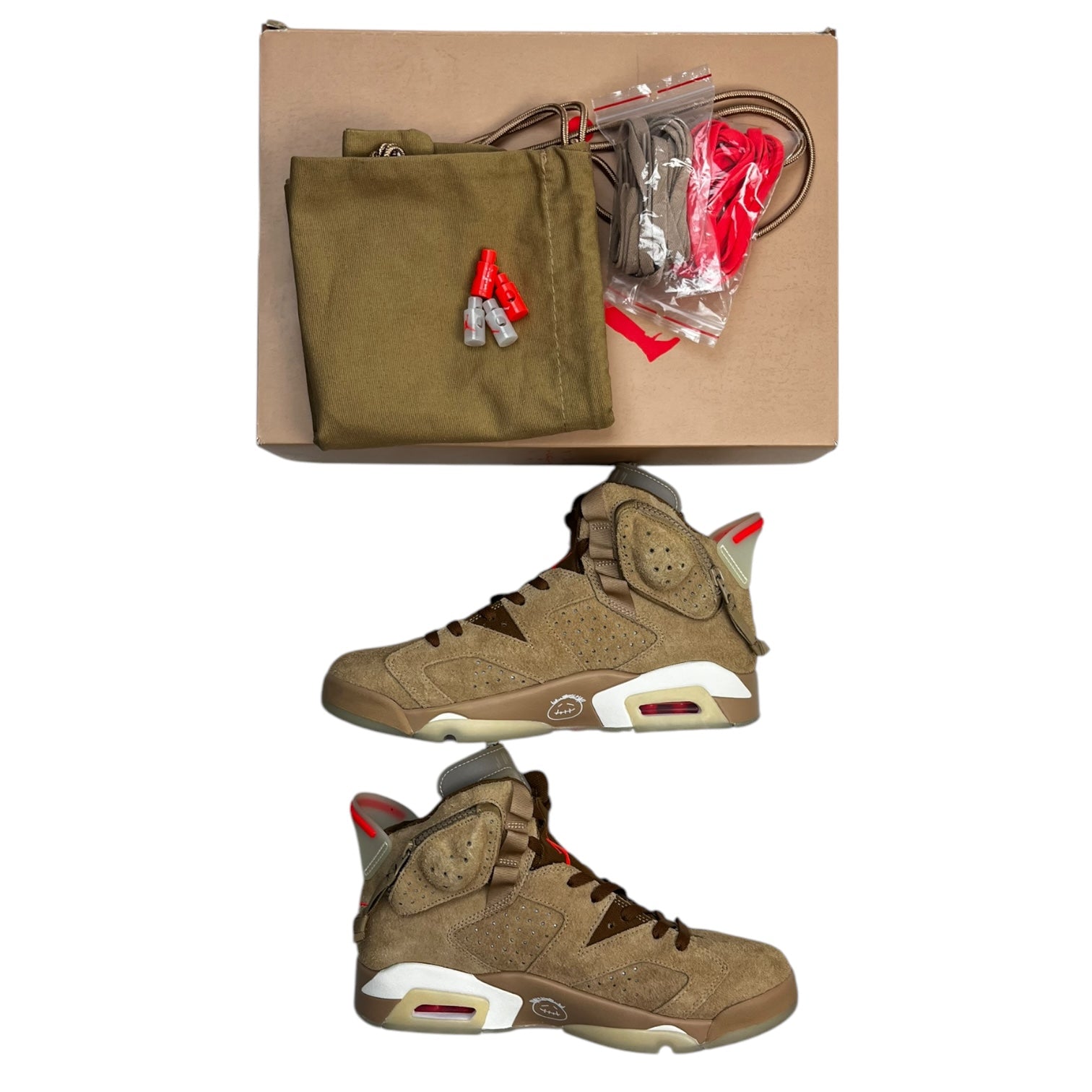 Jordan 6 Retro Travis Scott British Khaki (Used)