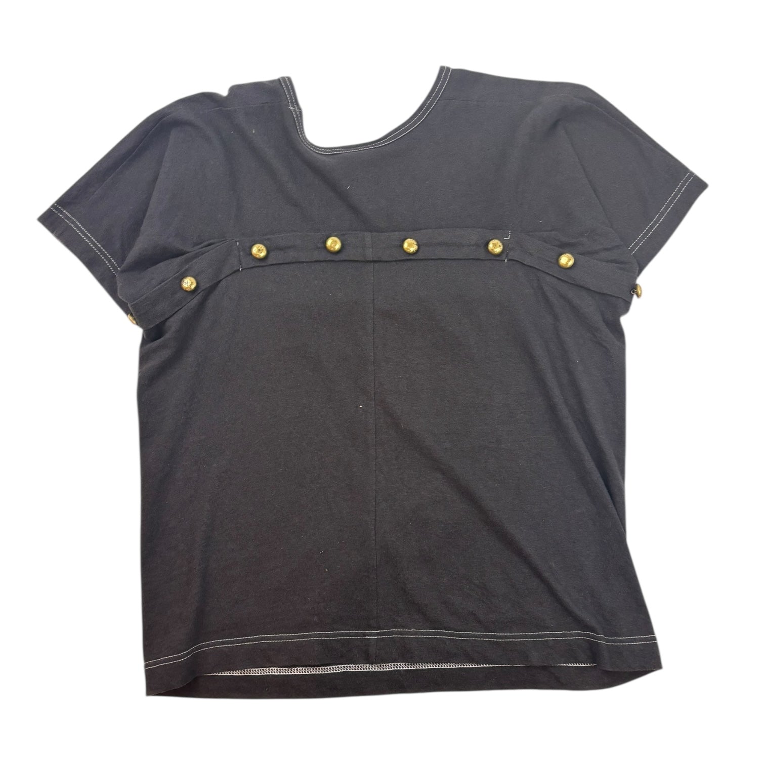 TAO Comme Des Garçons Women’s Button Studded T-Shirt Black