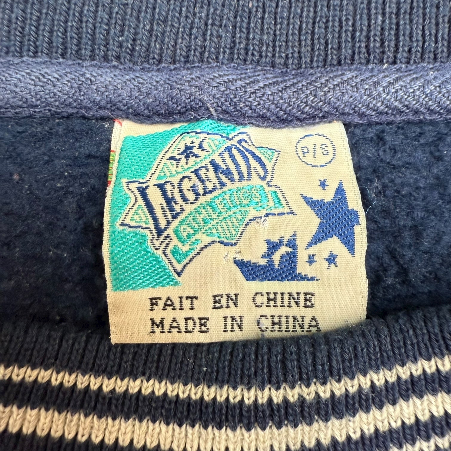 Vintage Michigan Wolverines Crewneck Blue