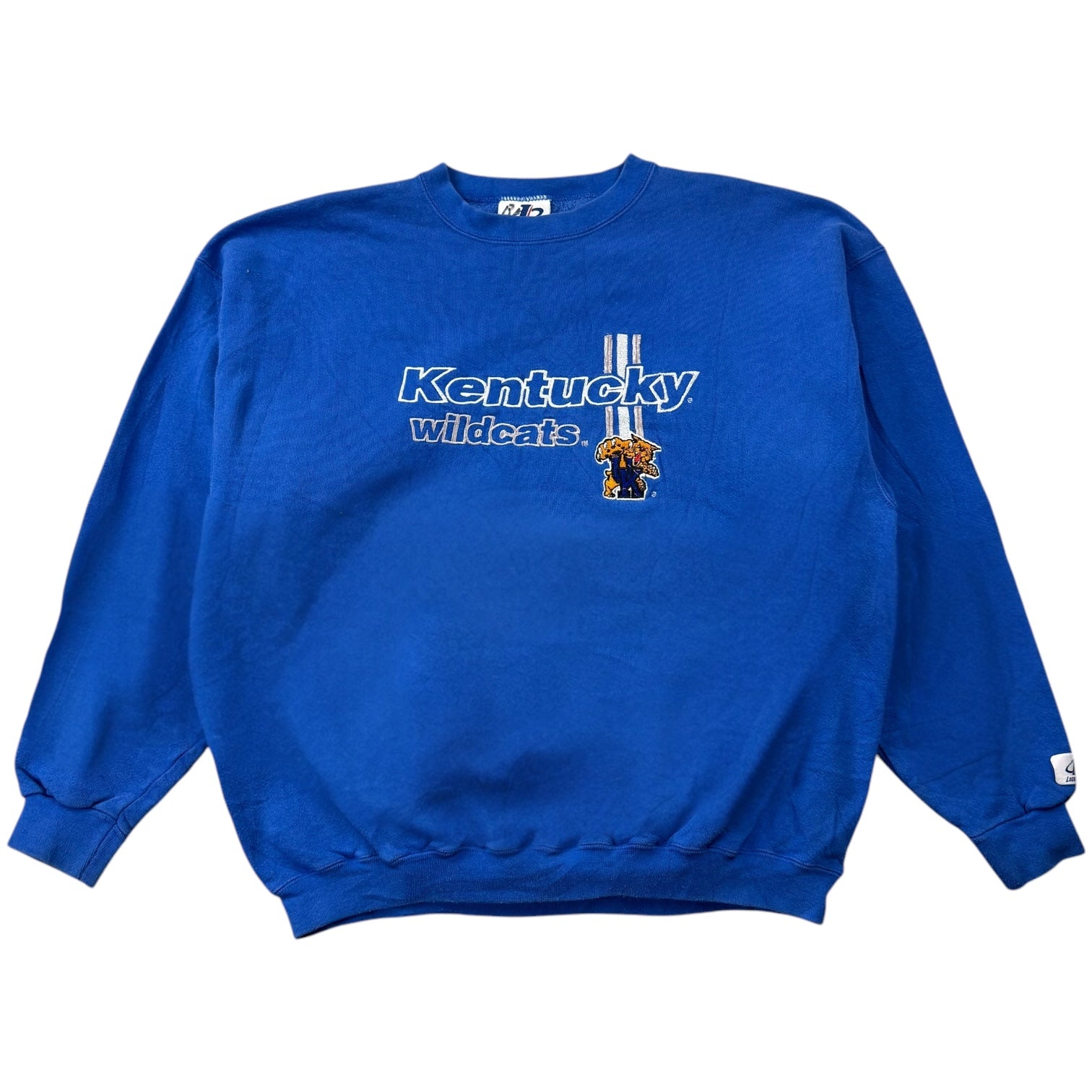 Vintage Logo Athletic Kentucky Wildcats Crewneck Blue