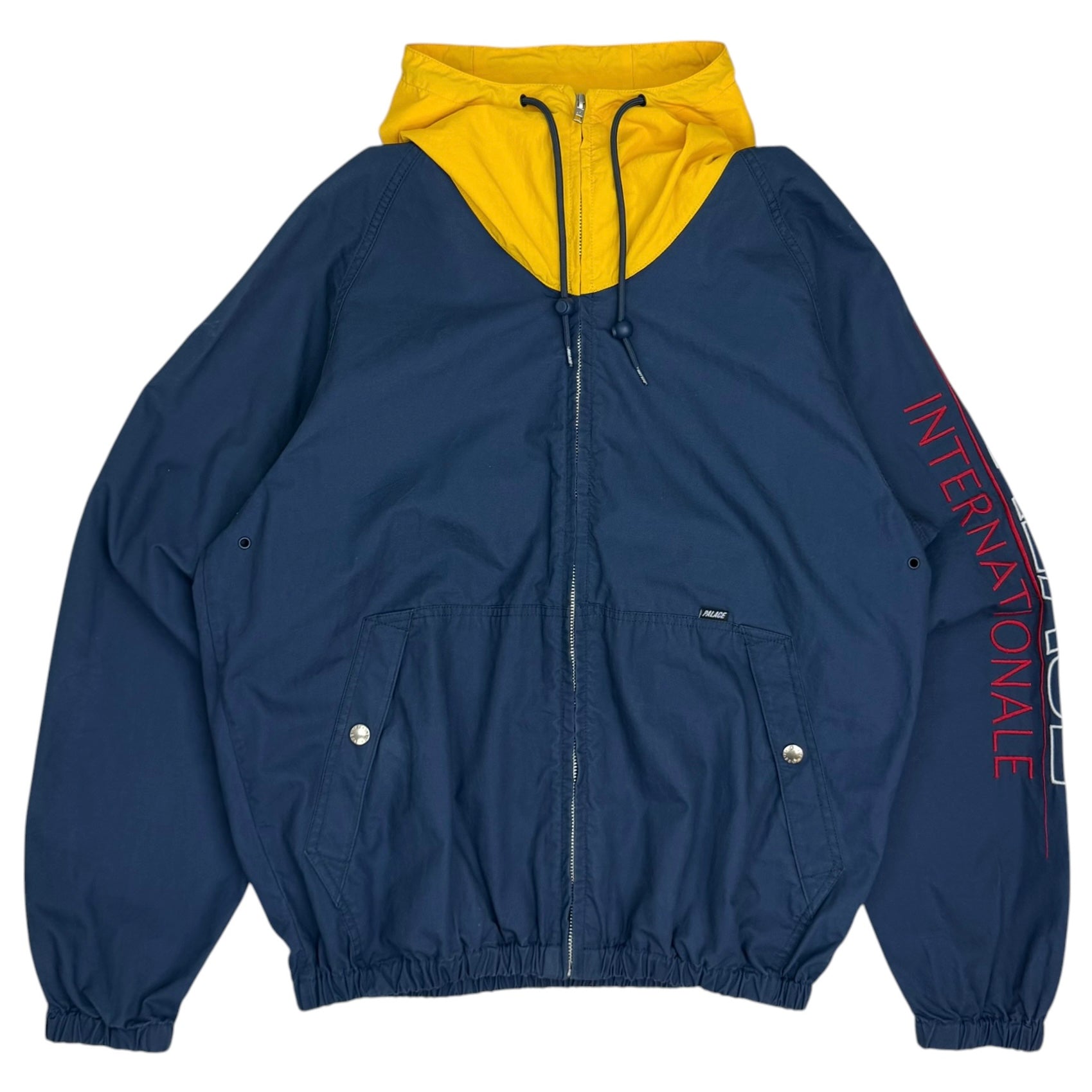 Palace International Windbreaker Navy/Yellow
