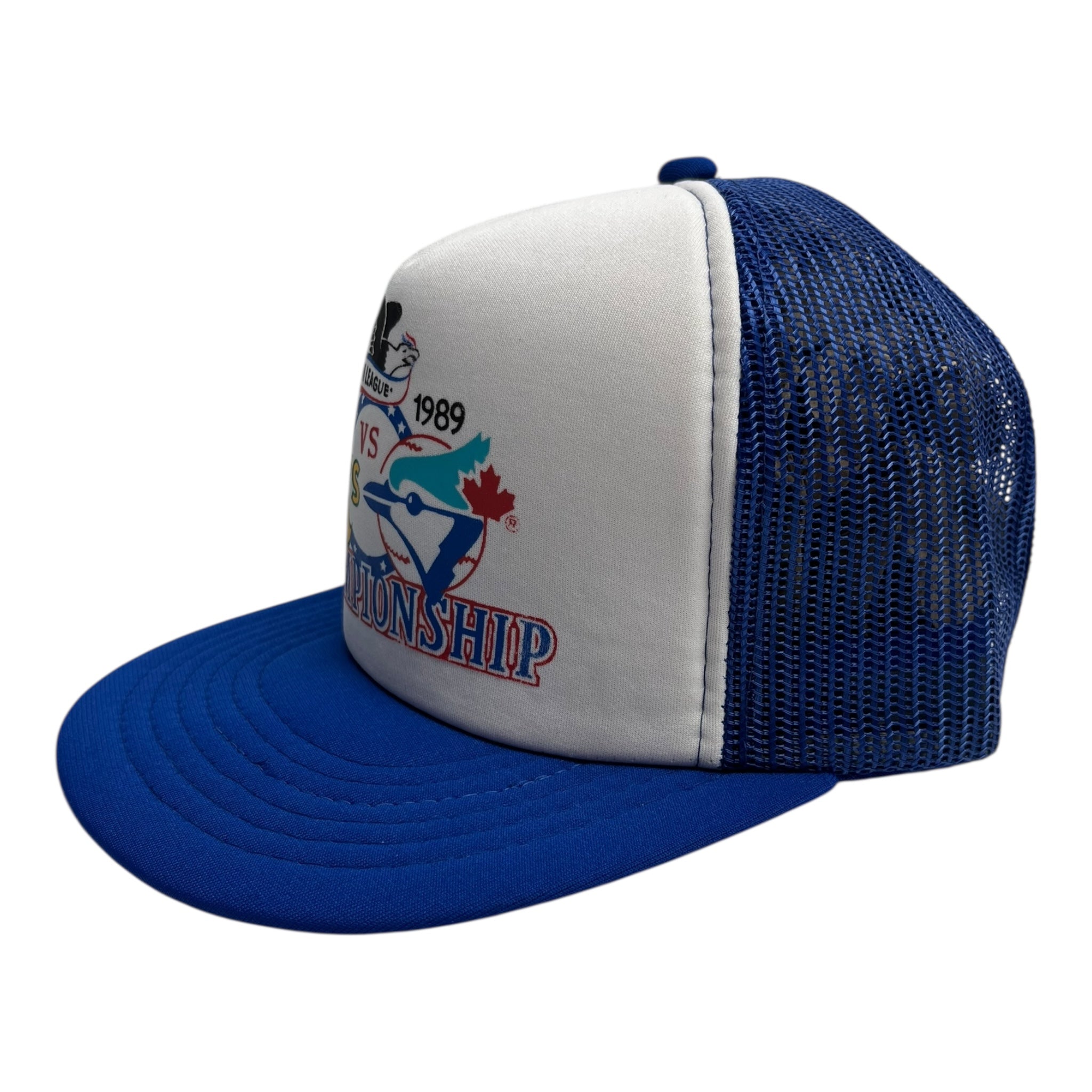 1989 Oakland A’s vs Toronto Blue Jays Championship Trucker Hat