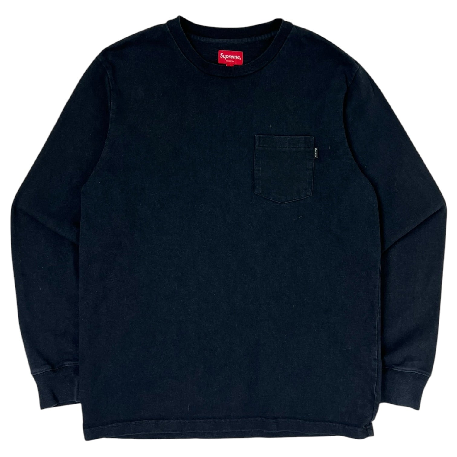 Supreme Pocket Long Sleeve T-Shirt Black