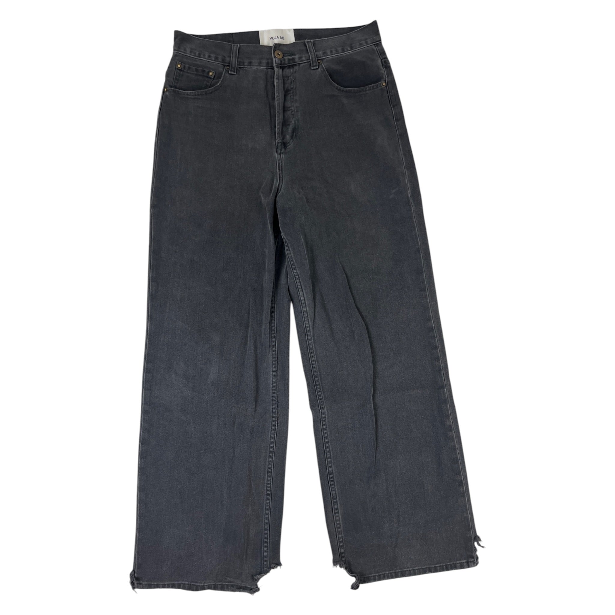 Vuja Dé Uneven Dye Denim Pants Grey