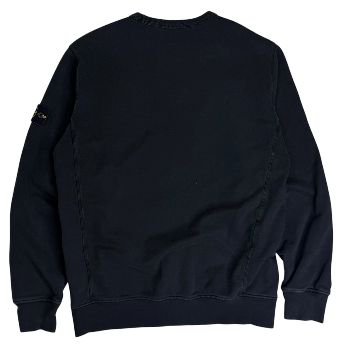 Stone Island Organic Fleece Sweatshirt Black