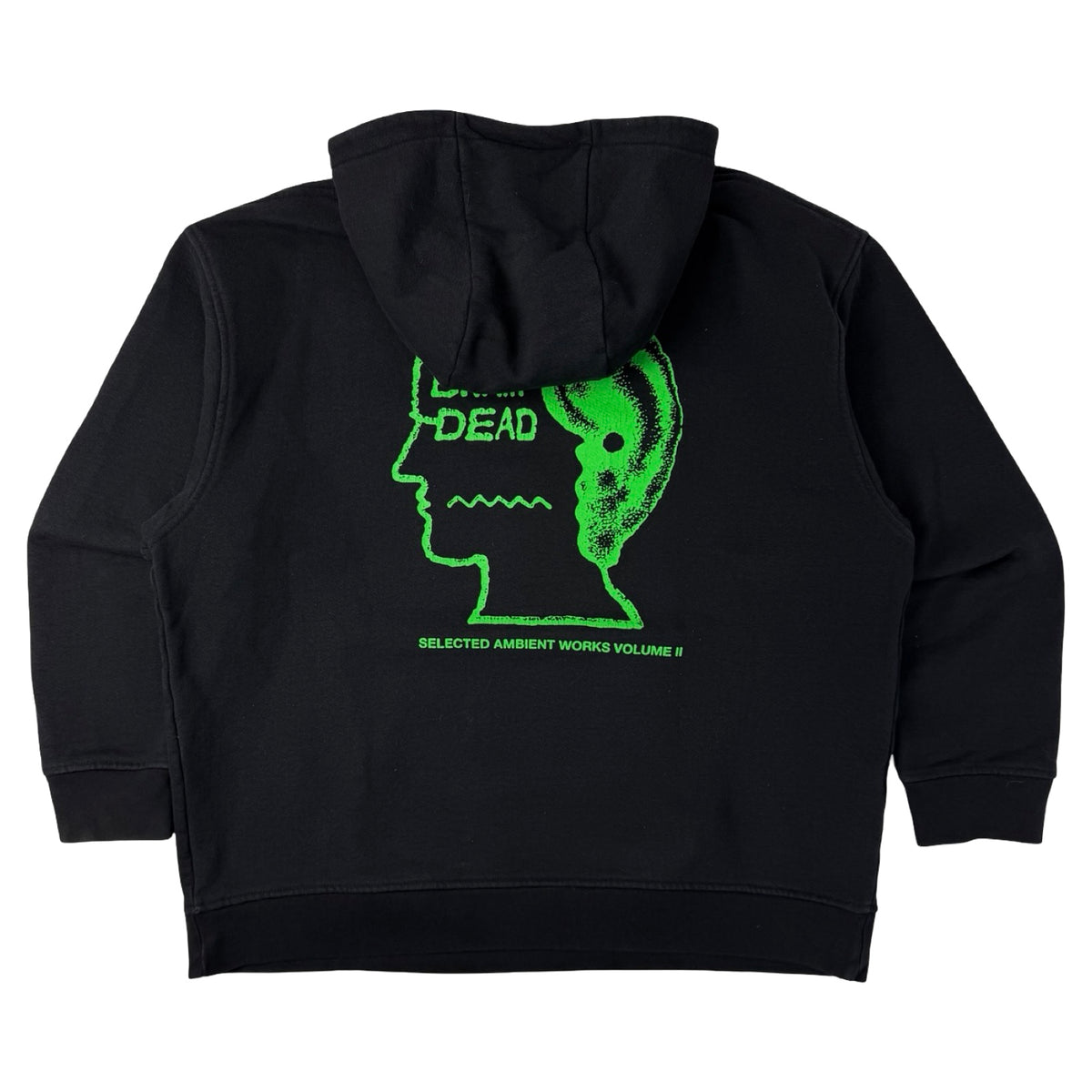 Braindead Half-Zip Pullover Hoodie Black