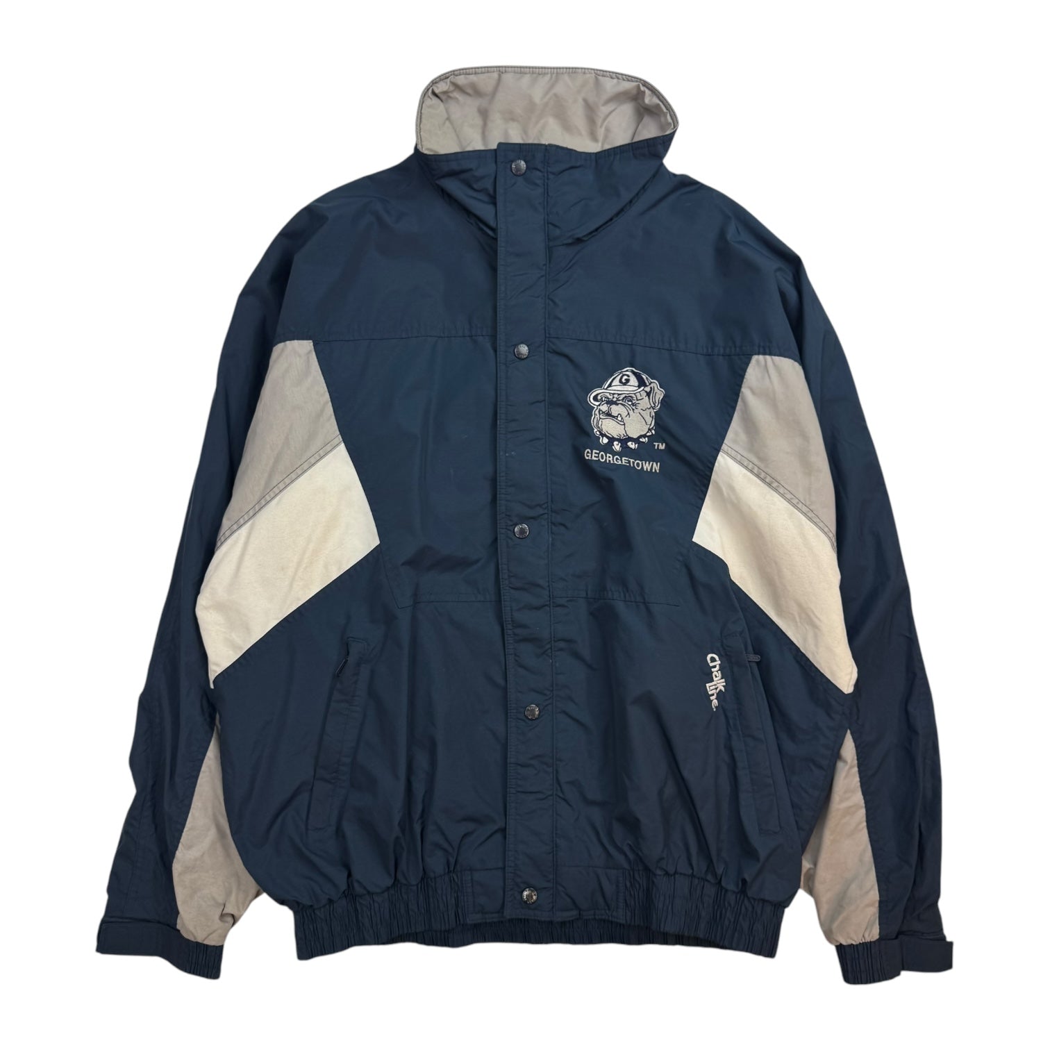 Vintage Chalk Line Georgetown Hoyas Sport Jacket Navy Blue