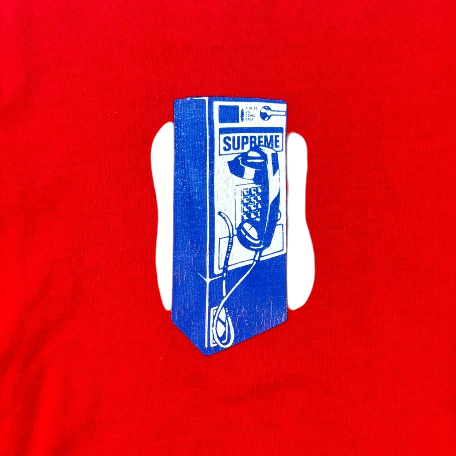 Supreme Payphone T-Shirt Red