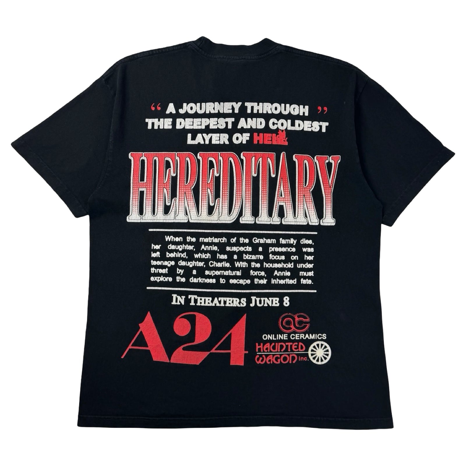 Online Ceramics x A24 Hereditary S/S T-Shirt Black