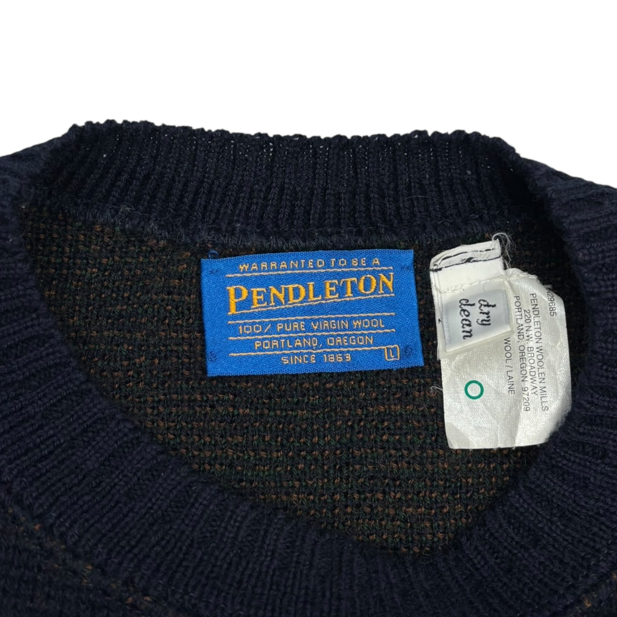 Vintage Pendleton Geese Knit Sweater
