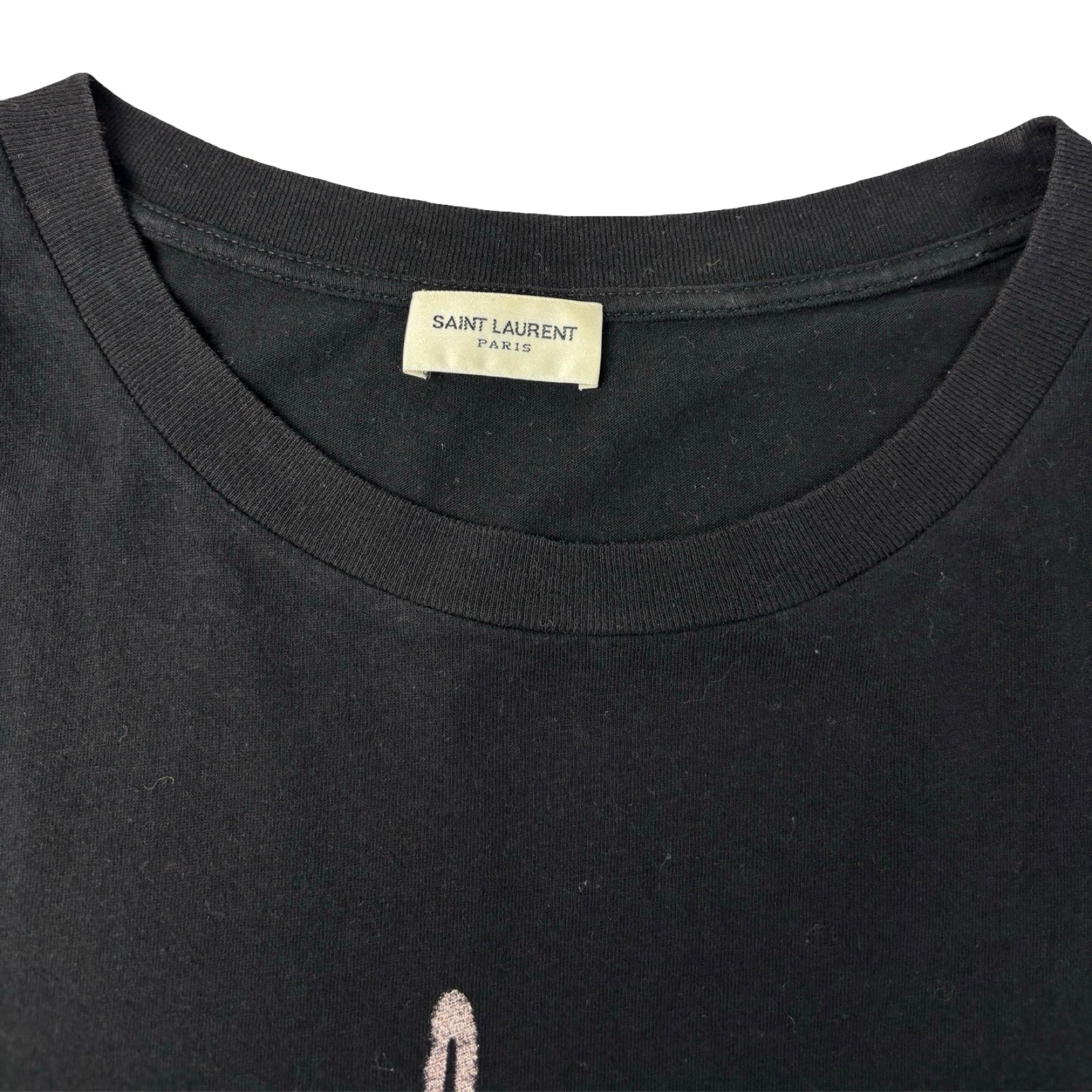 Saint Laurent “Smoking Kills” Tee Black