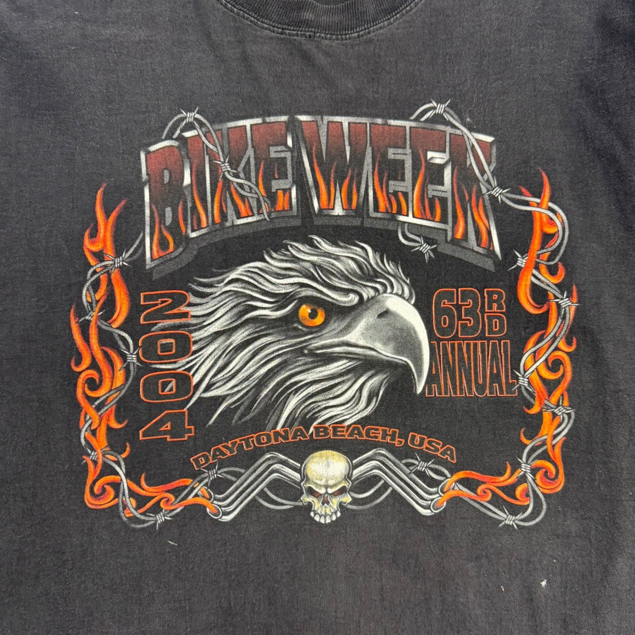 2004 Daytona Bike Rally Flame Longsleeve T-Shirt
