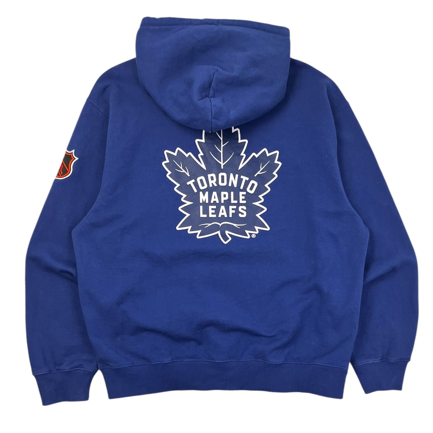 OVO Toronto Maple Leafs Spellout Hoodie Royal Blue