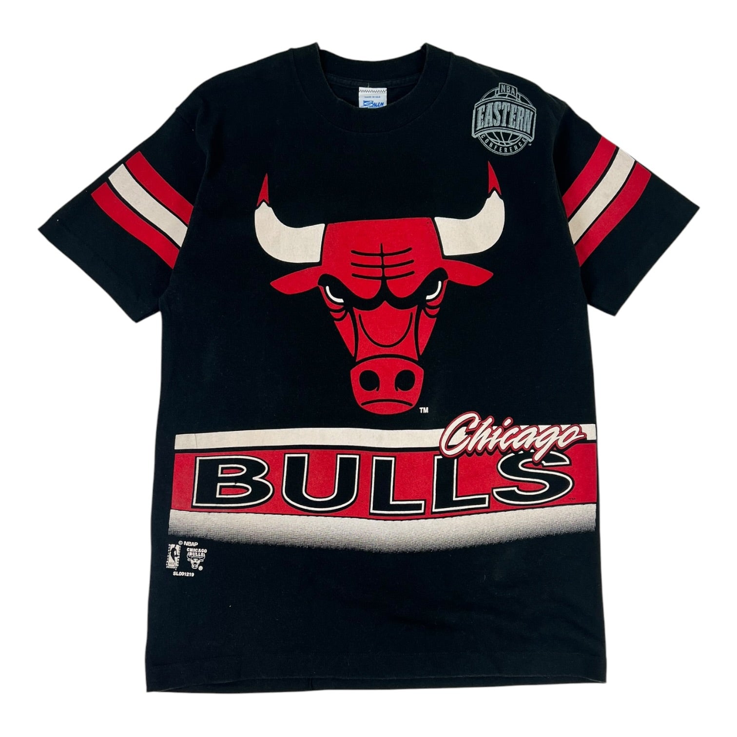 Vintage Chicago Bulls Salem Jersey T-Shirt Black
