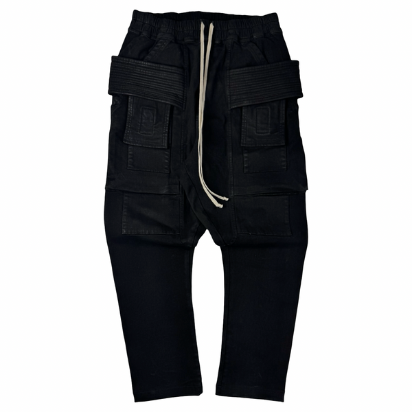 Rick Owens DRKSHDW Creatch Cargo Waxed Pant