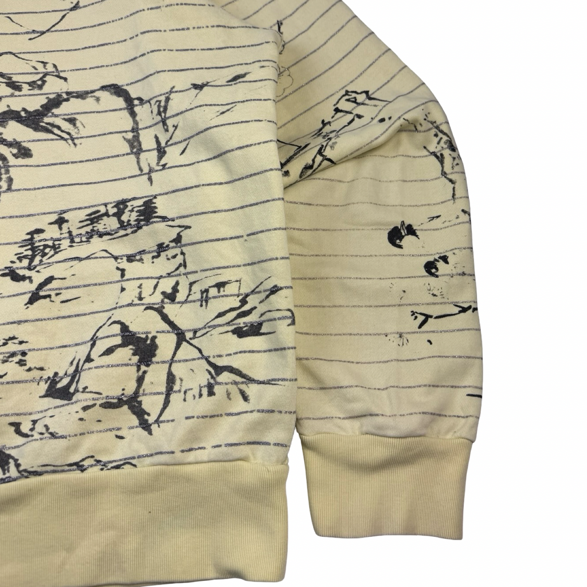 Vintage Y2K Bedazzled Tiger Striped Zip Up Hoodie Soft Yellow