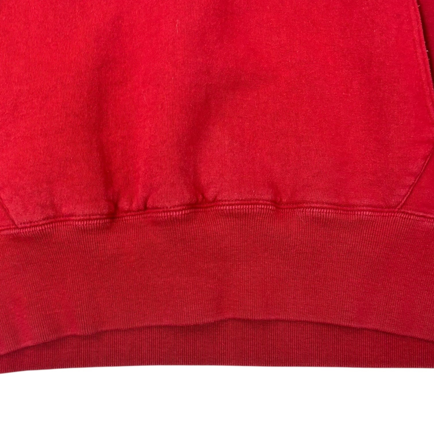 BAPE 2011 Safety Pin Stonewash Pullover Hoodie Red