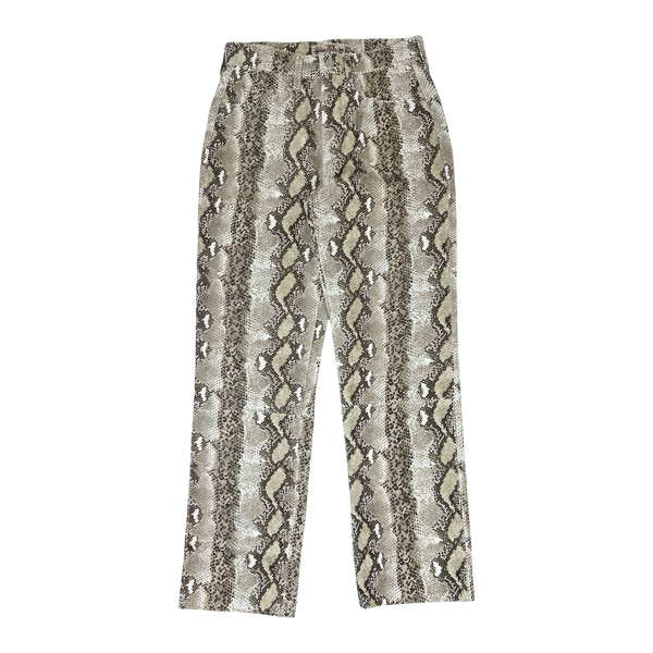 Stussy New Classic Jean Leather Snake Pants