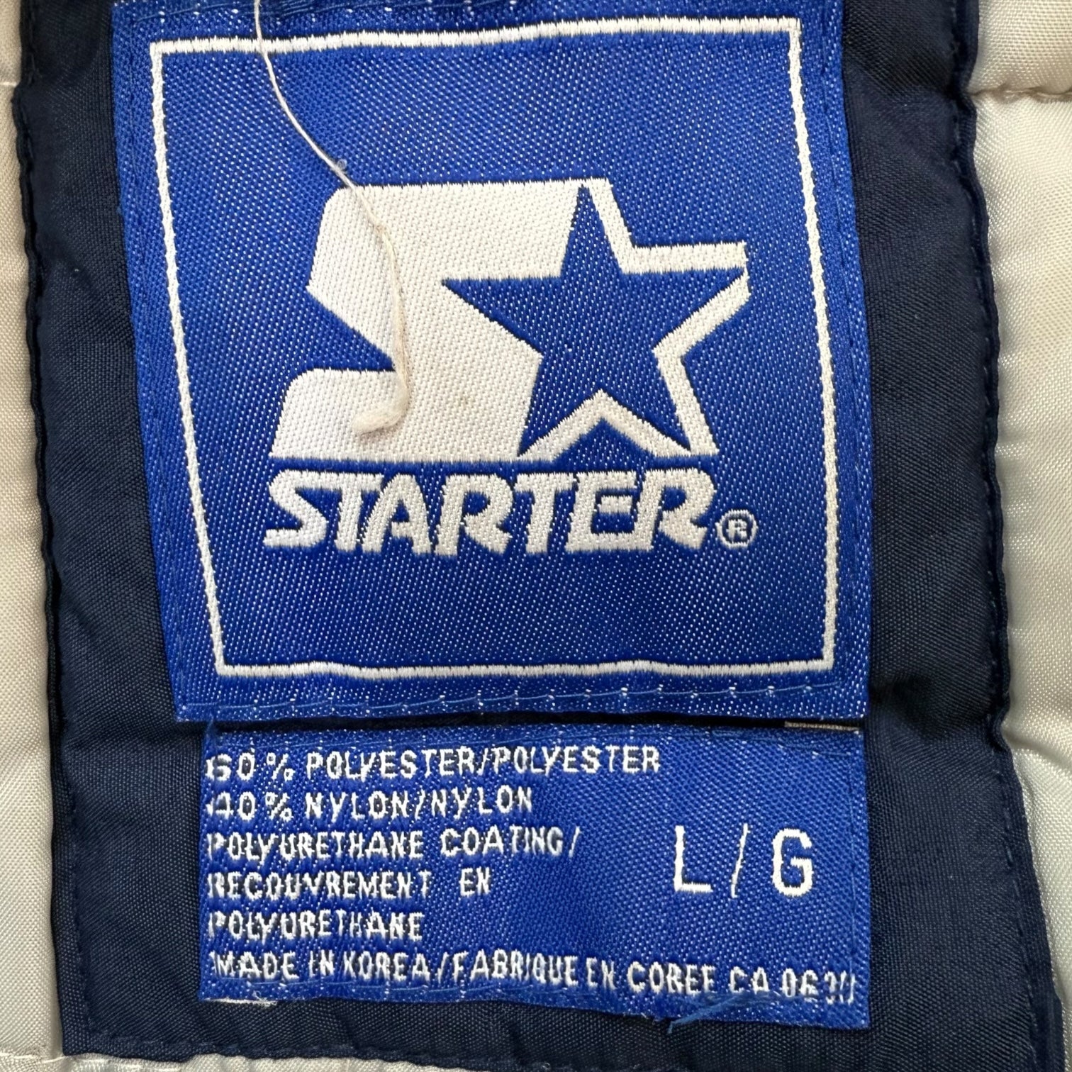 Vintage Starter Georgetown Hoyas Anorak Jacket Blue