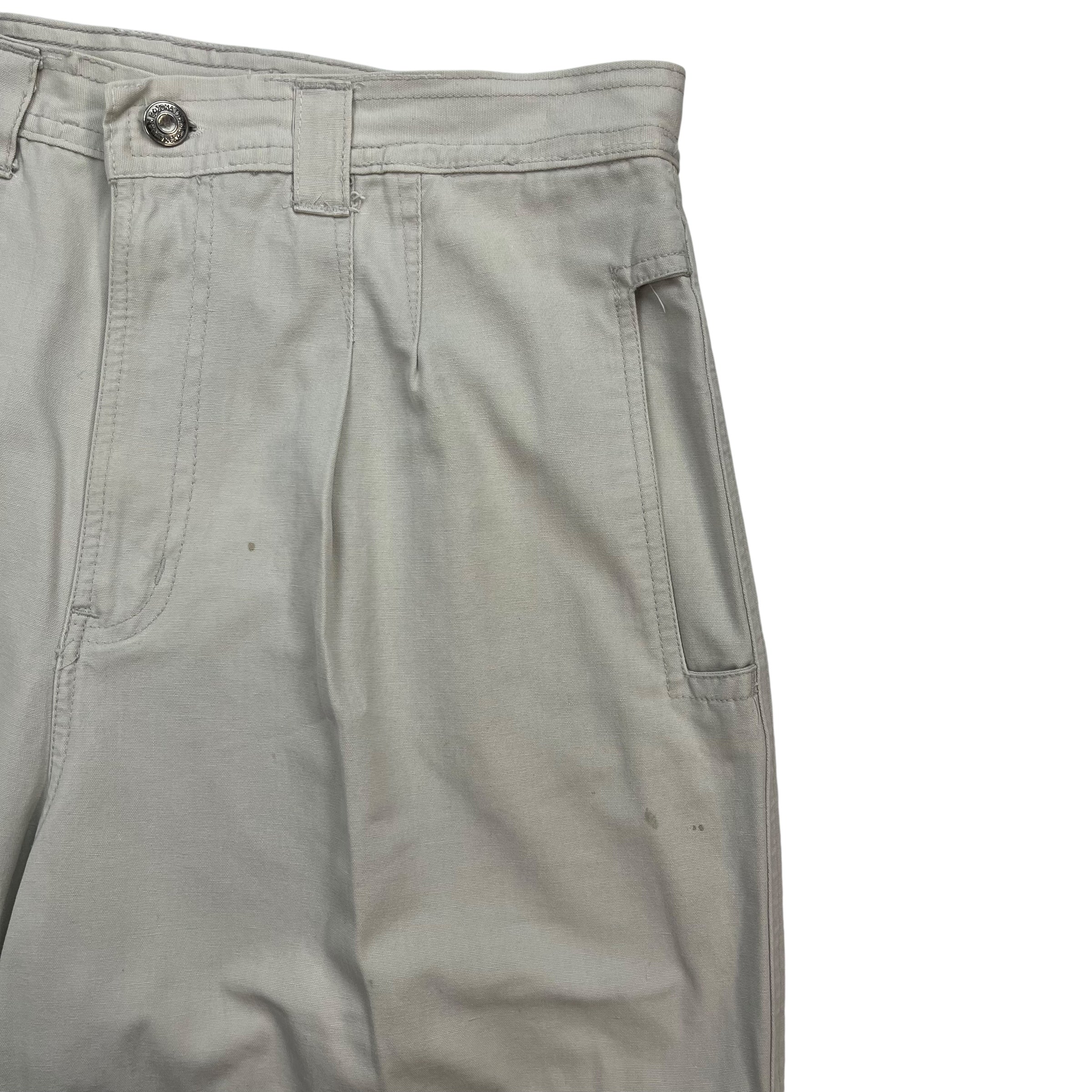 Vintage Jonathan G Cargo Pants White