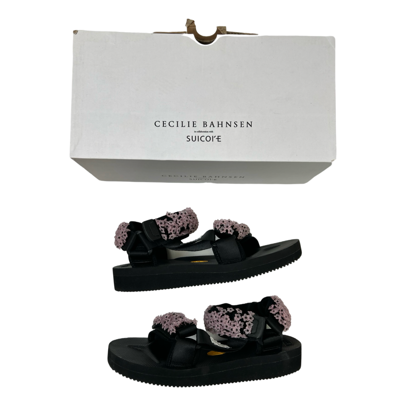 (W) Cecilie Bahnsen x Suicoke Maria Beaded Sandal Black (Used)