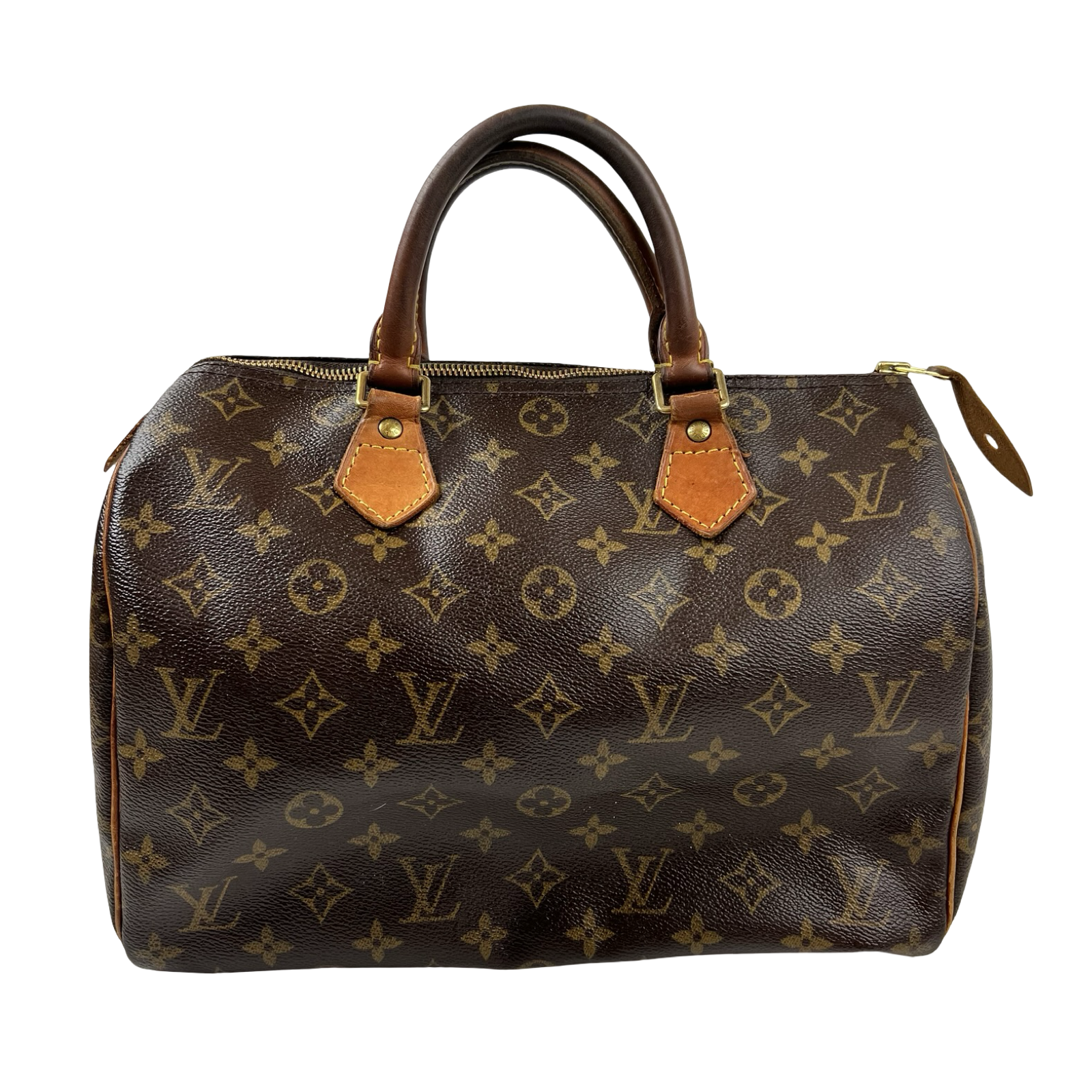 Vintage Louis Vuitton Monogram Speedy 30 Canvas Handbag