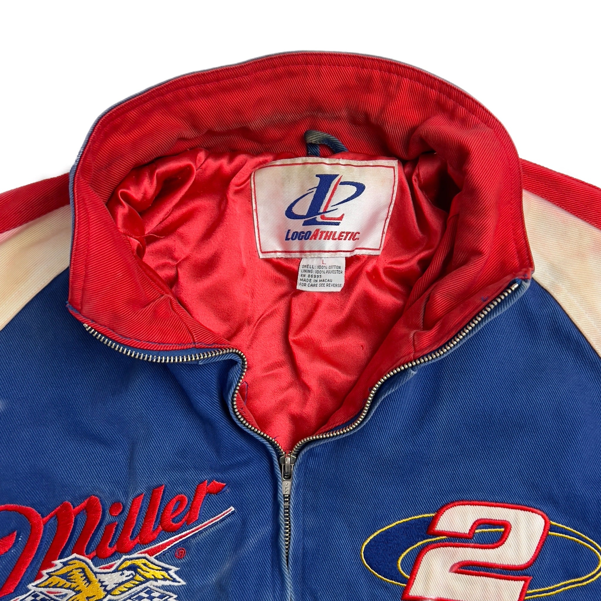 Vintage NASCAR Bubba Wallace Jacket Blue/Red