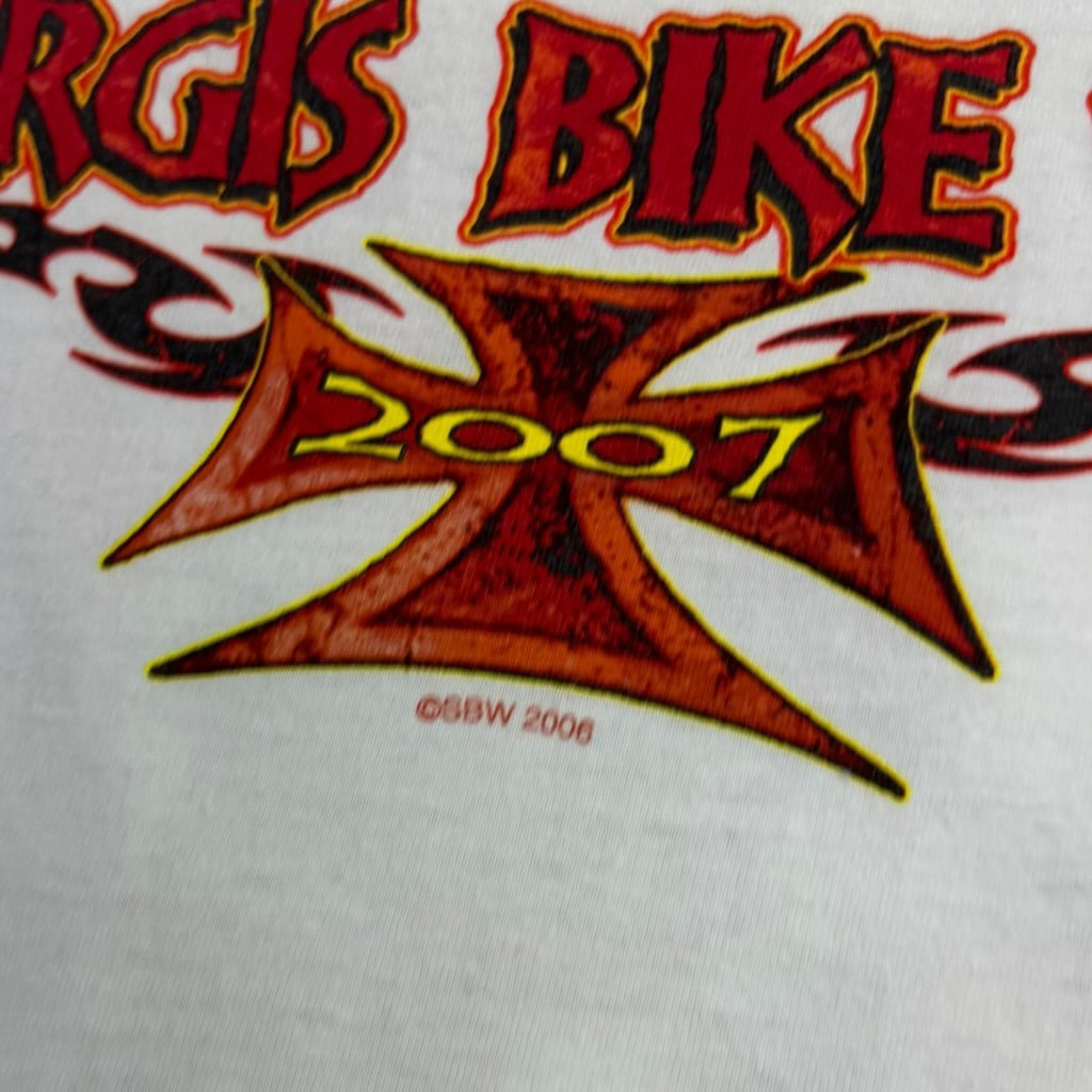 2007 Sturgis Bike Week Hog On Bike Long Sleeve T-Shirt