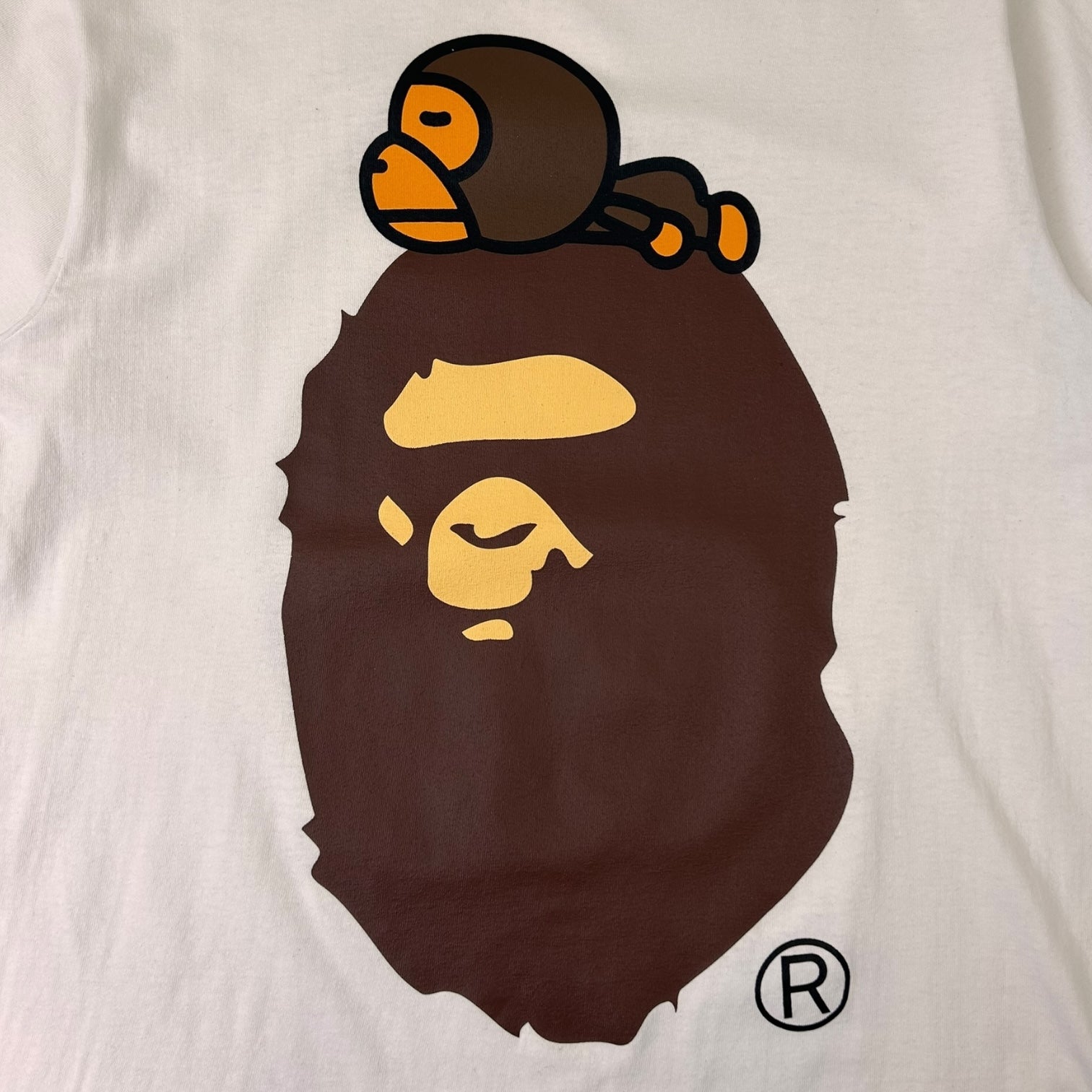 Bape Milo On Big Ape T-Shirt White
