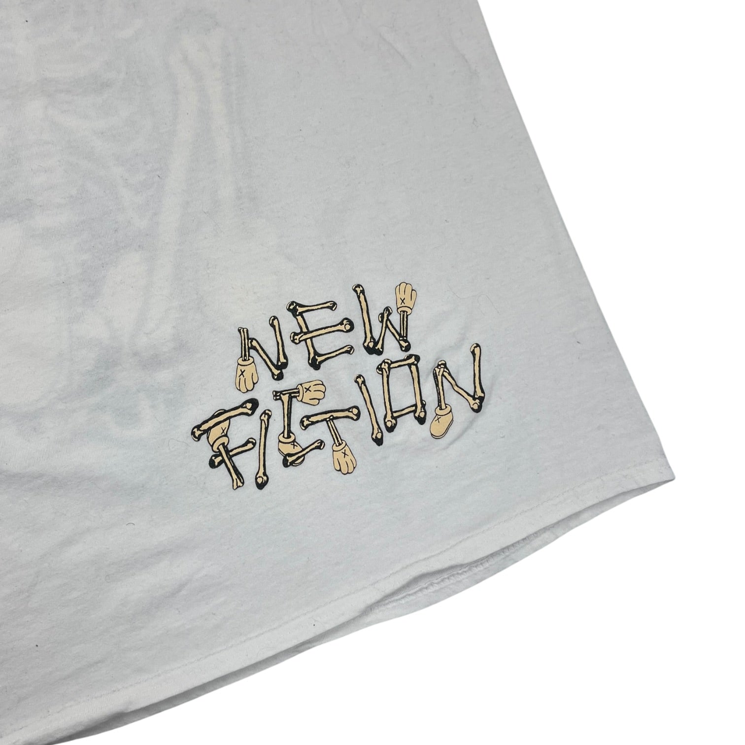 Kaws Skeleton New Fiction T-Shirt Bone