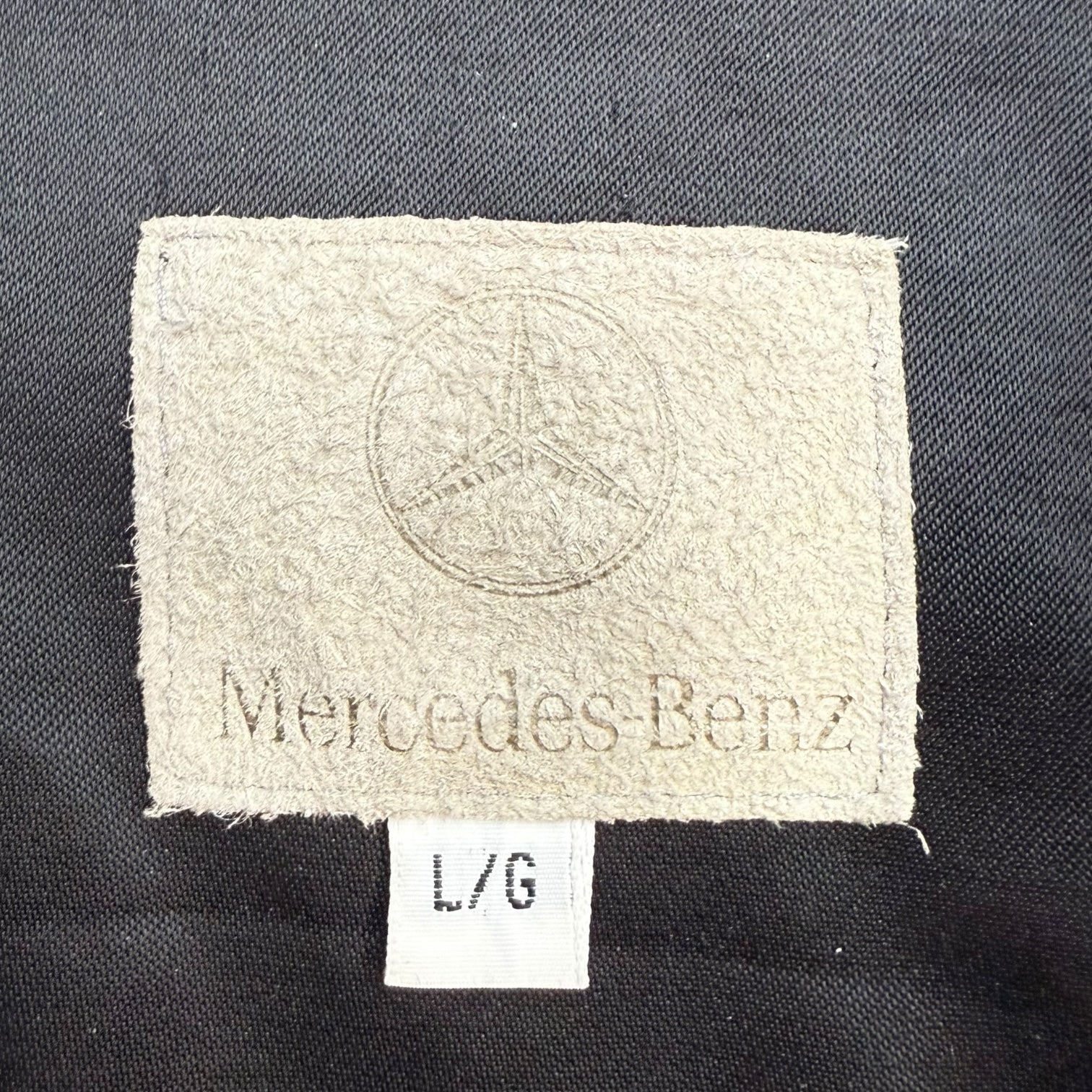 Vintage Mercedes Benz Bomber Jacket Black