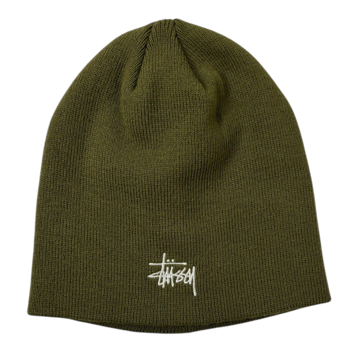 Stussy Basic Skullcap Beanie Light Olive