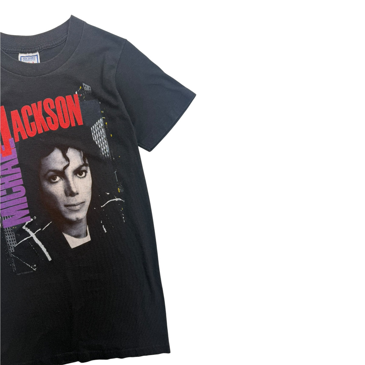 Vintage 1988 Michael Jackson Bad Tour T-Shirt Black
