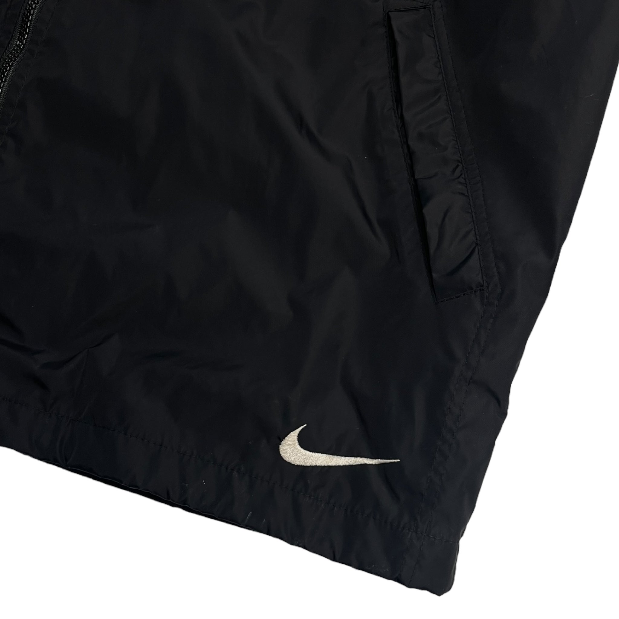 Vintage Nike Big Swoosh Windbreaker Black/Blue