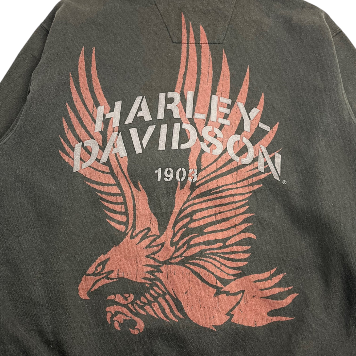 Vintage Harley Davidson Eagle ZipUp Sweater