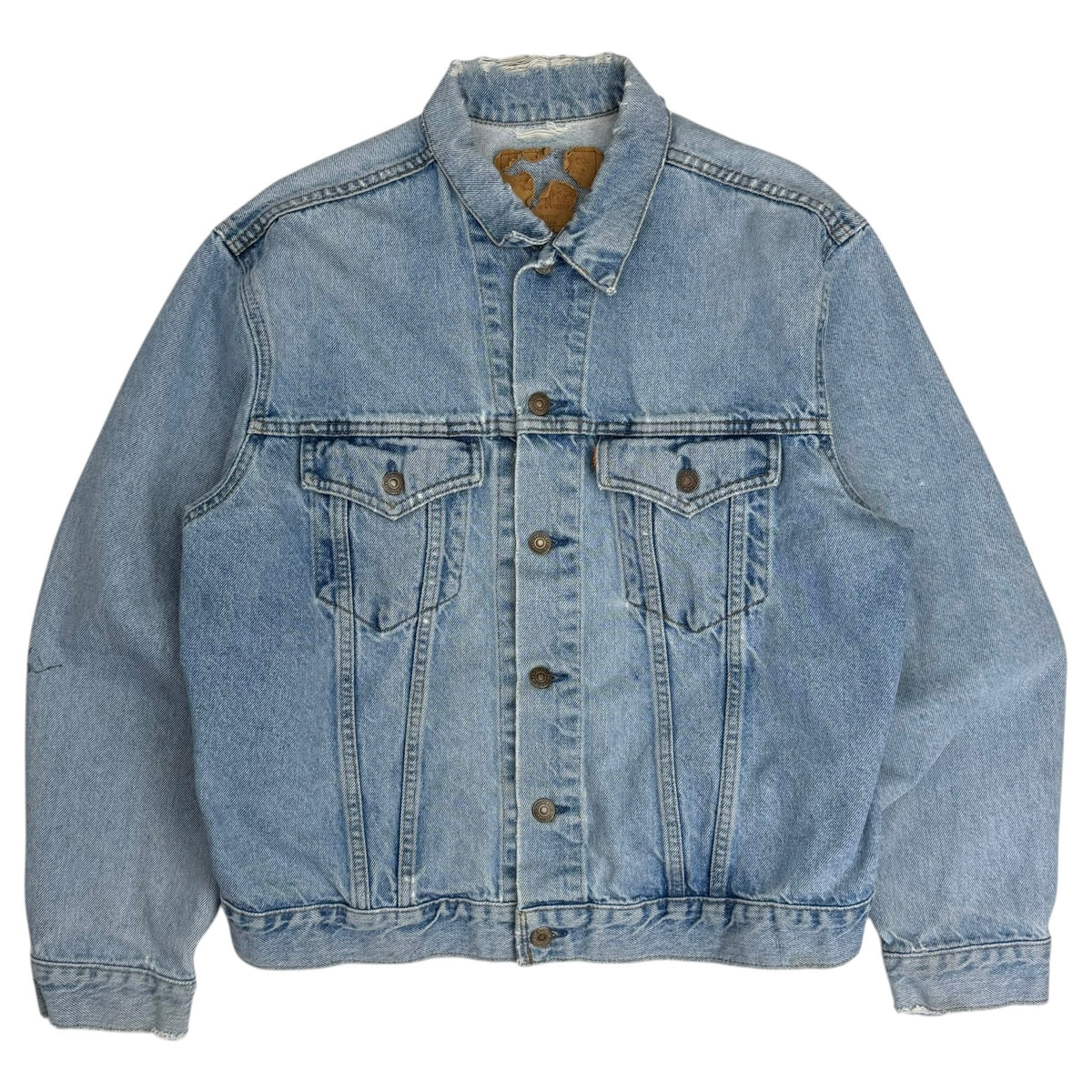 Vintage Levi’s Orange Tab Light Wash Denim Jacket Blue
