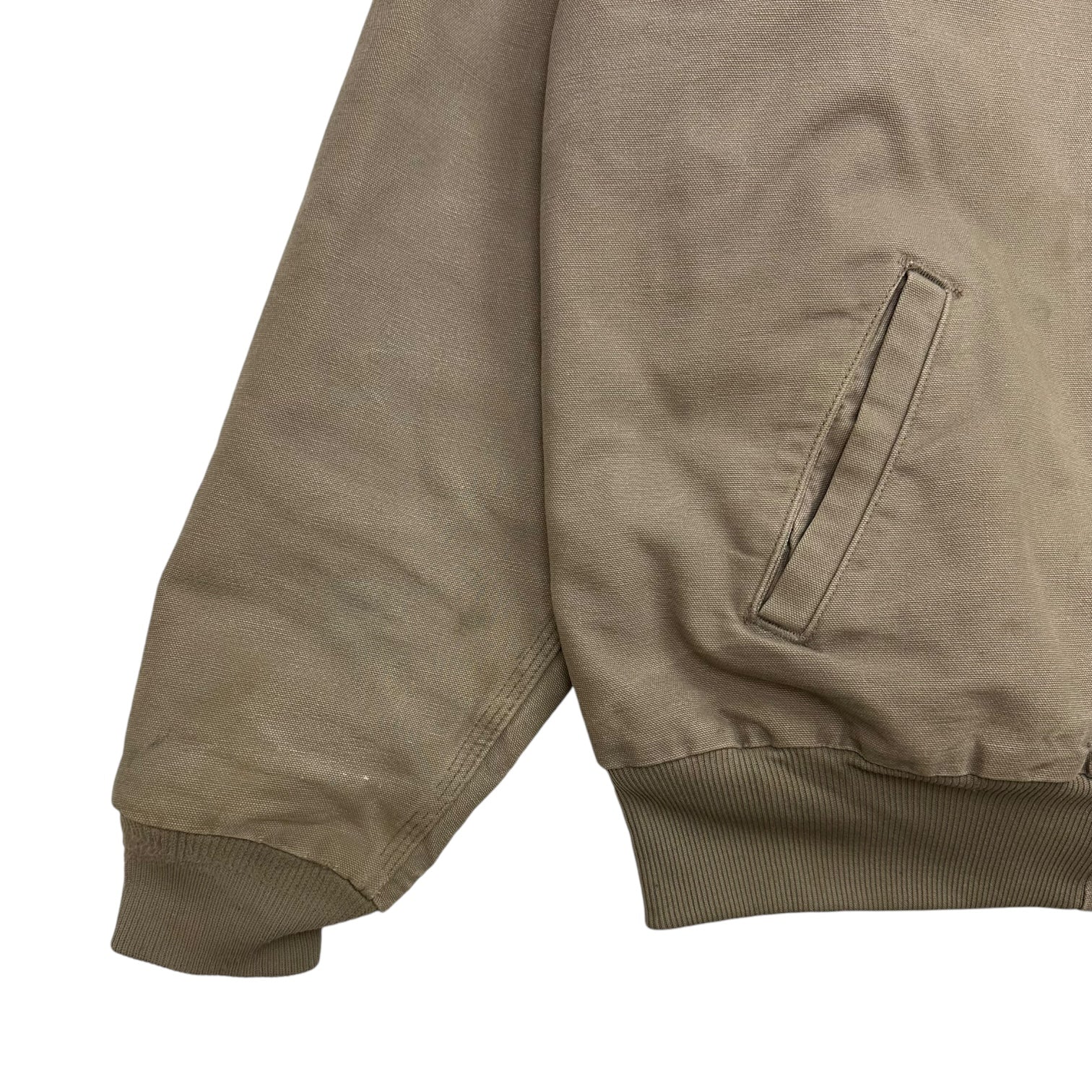 Vintage Carhartt Hooded Work Jacket Beige