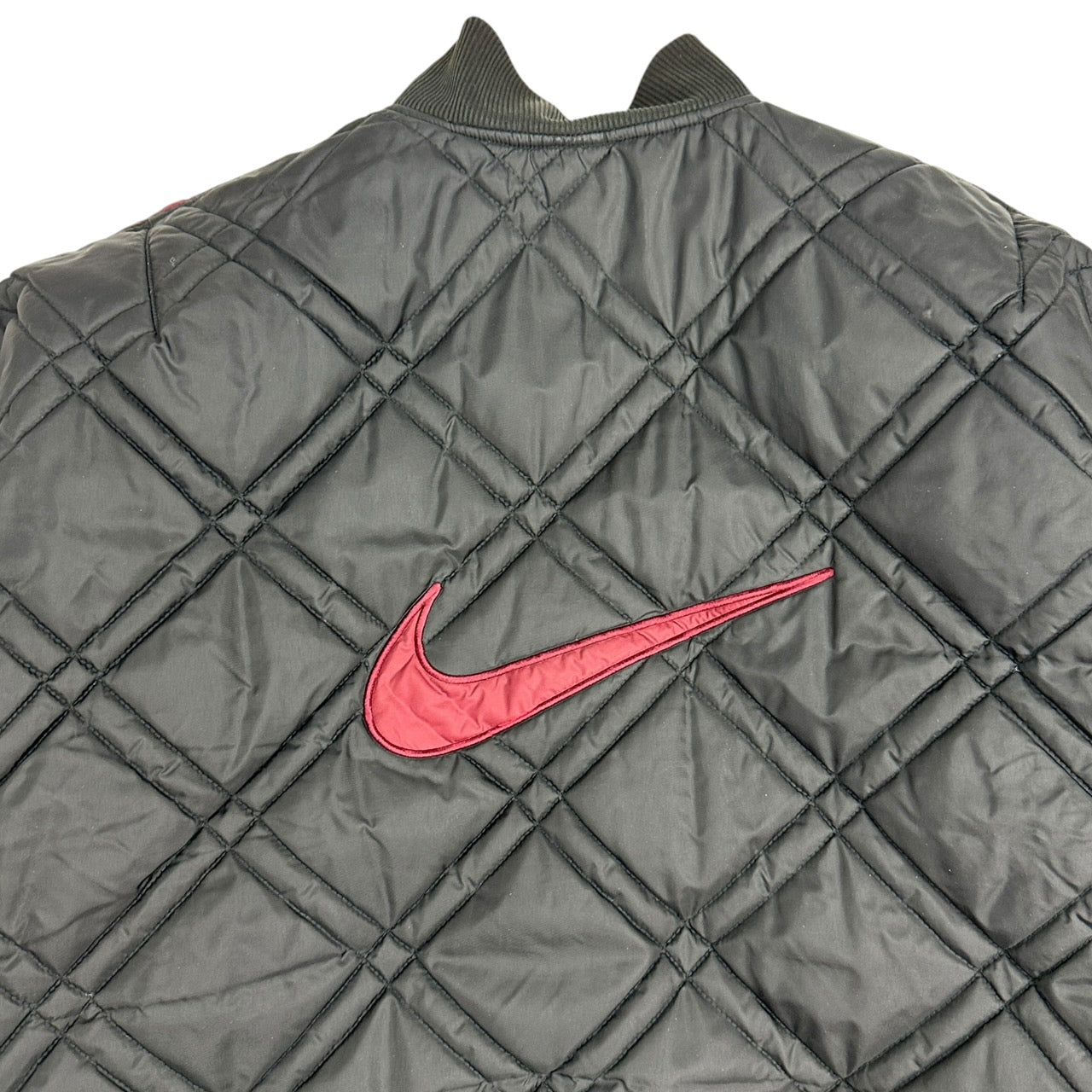 Vintage Nike Reversible Quilted Jacket Maroon/Black