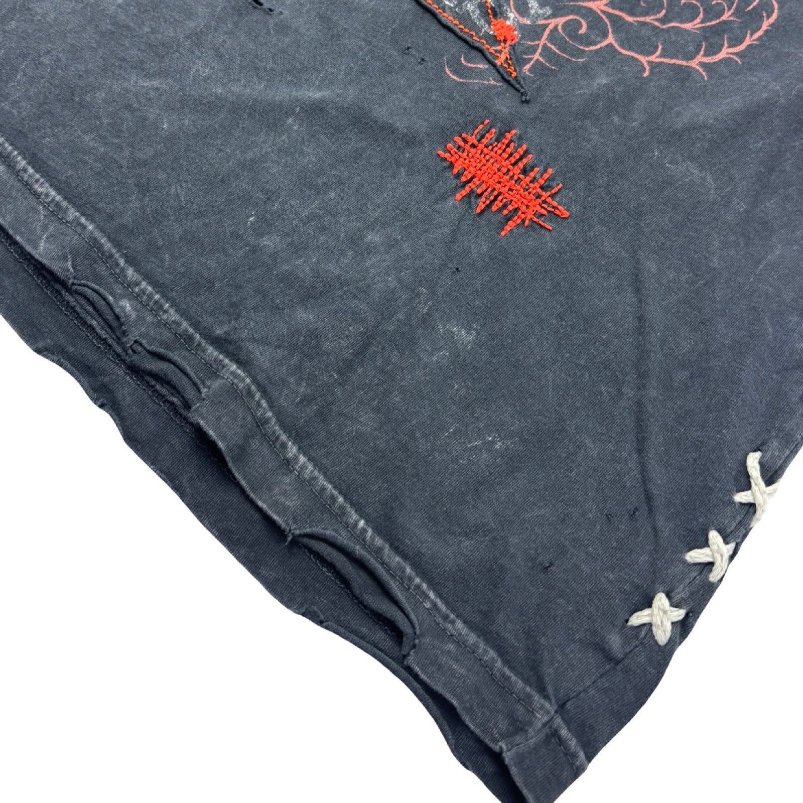 Vintage Y2K Trashed Affliction Spade T-Shirt