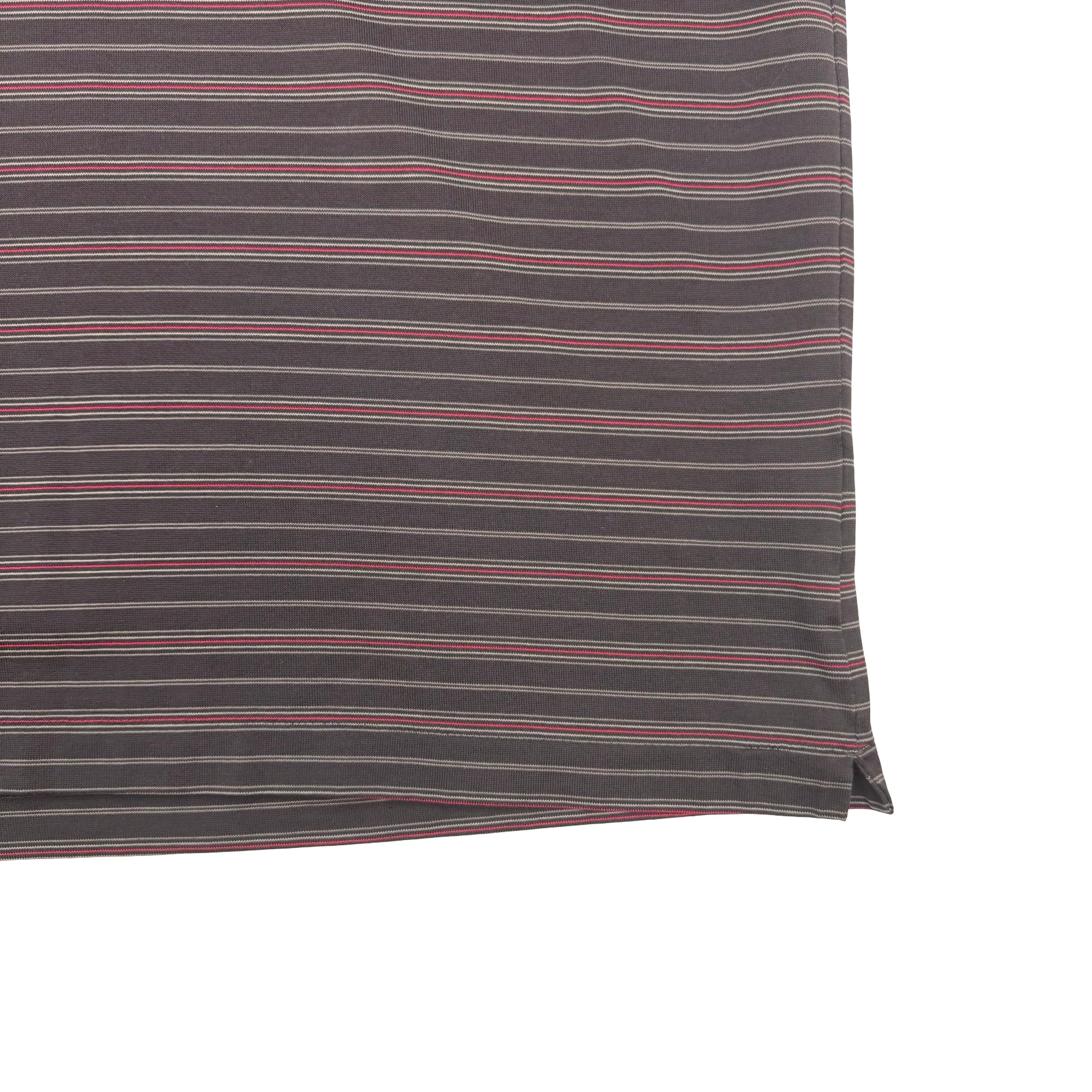 Vintage Nike Tiger Woods Collection Striped Golf Polo Brown/Red