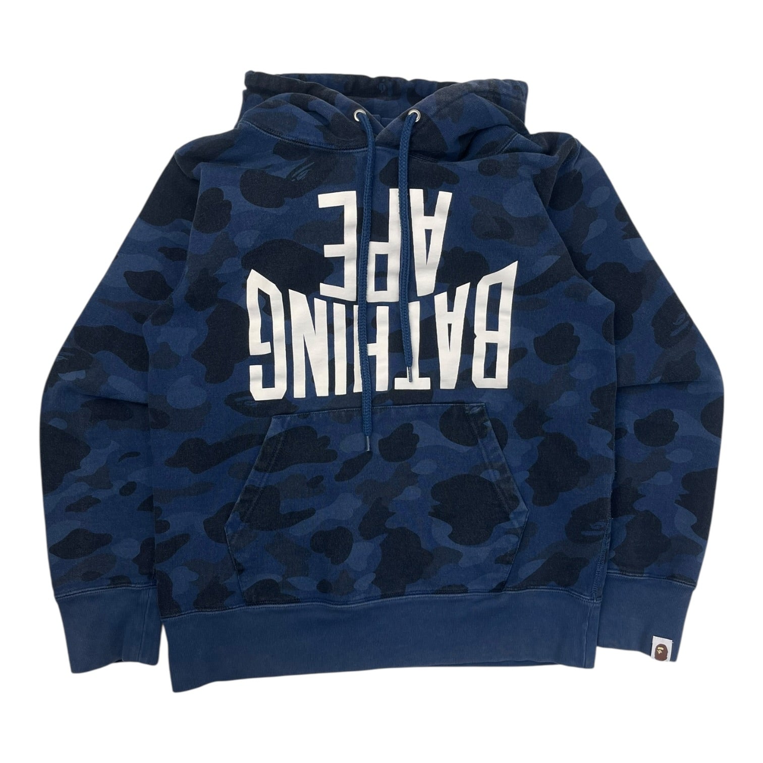Womens Bape Camo NYC Logo Hoodie Blue