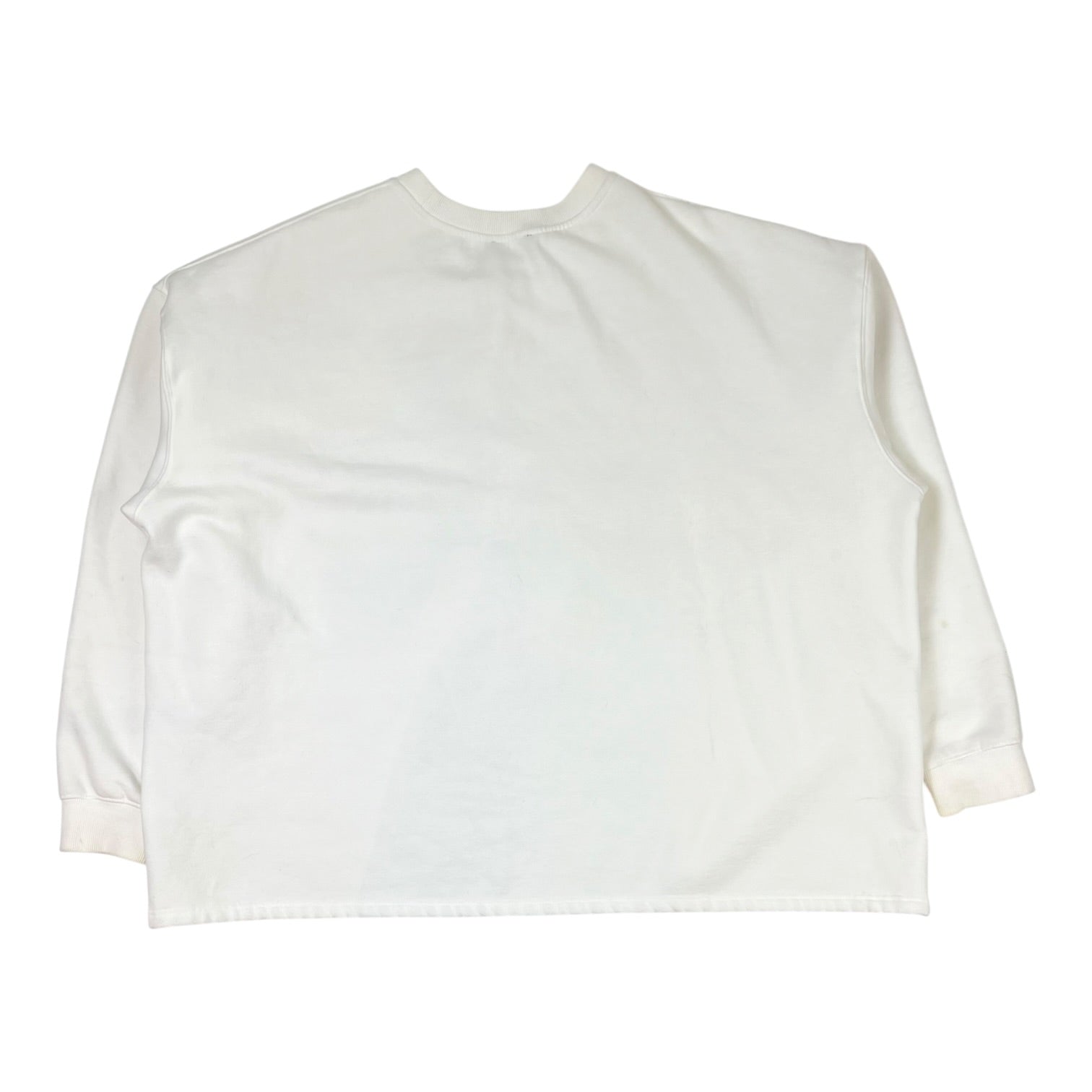 We11done Oversized Logo Print Sweatshirt