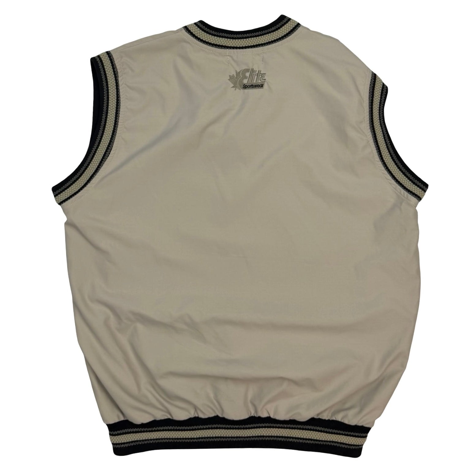 Vintage Mobilcom Golf Classic Vest Beige