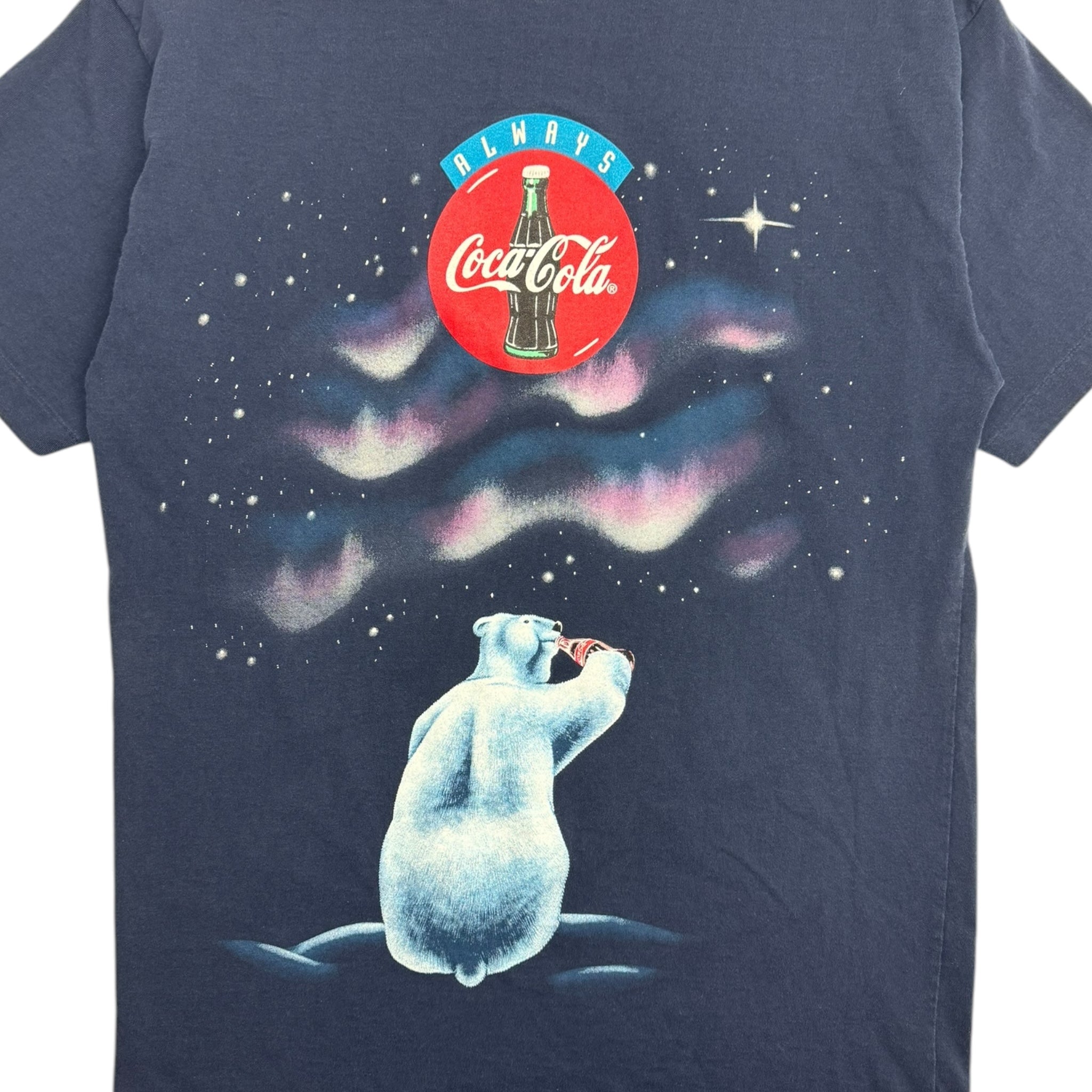 1994 Coca Cola Polar Bears Northen Lights T-Shirt