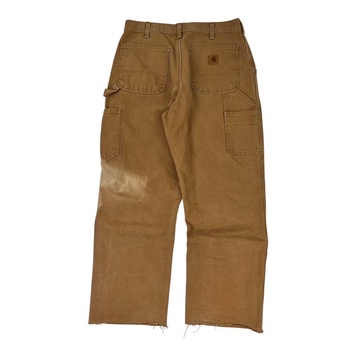 Vintage Carhartt Raw-Hem Carpenter Pants Tan