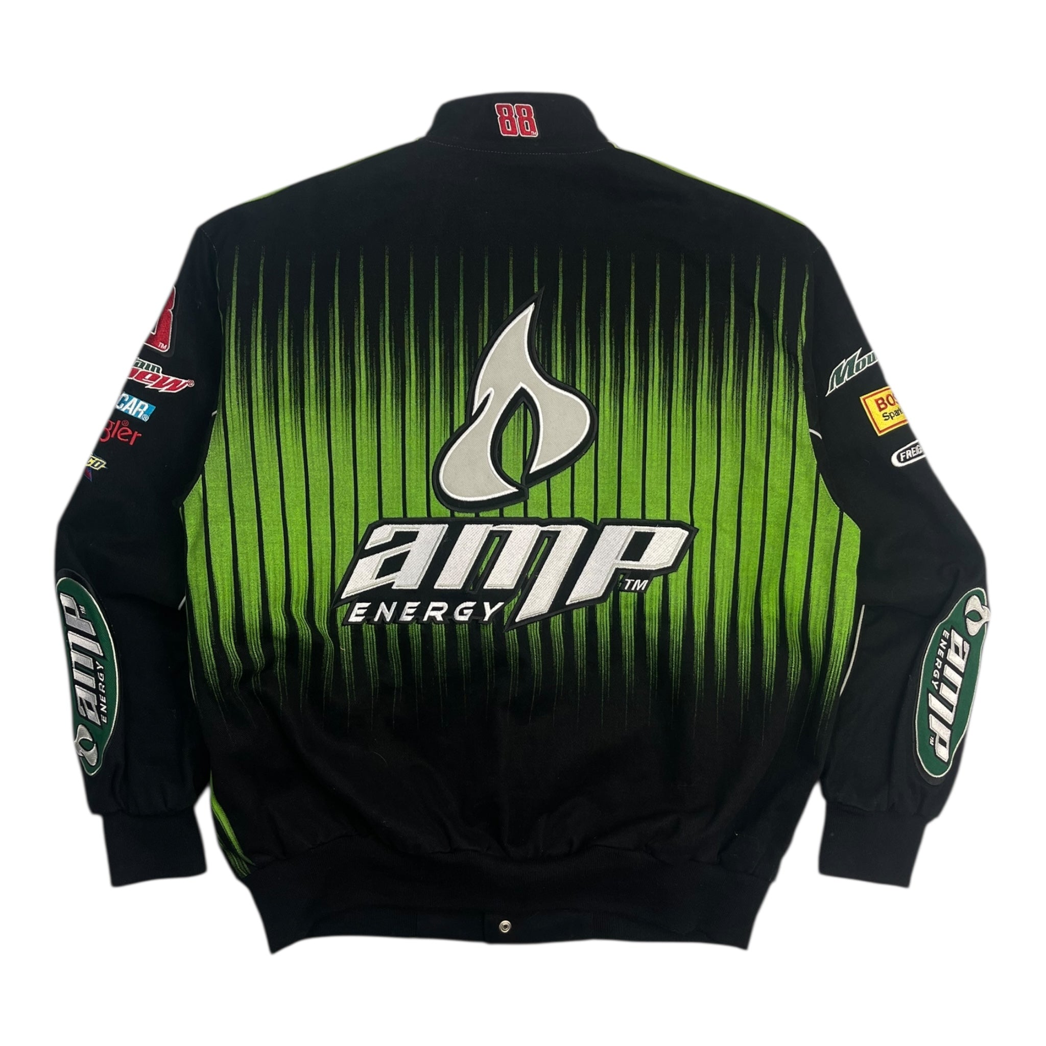 Vintage Dale Earnhardt Jr AMP Mountain Dew NASCAR Jacket