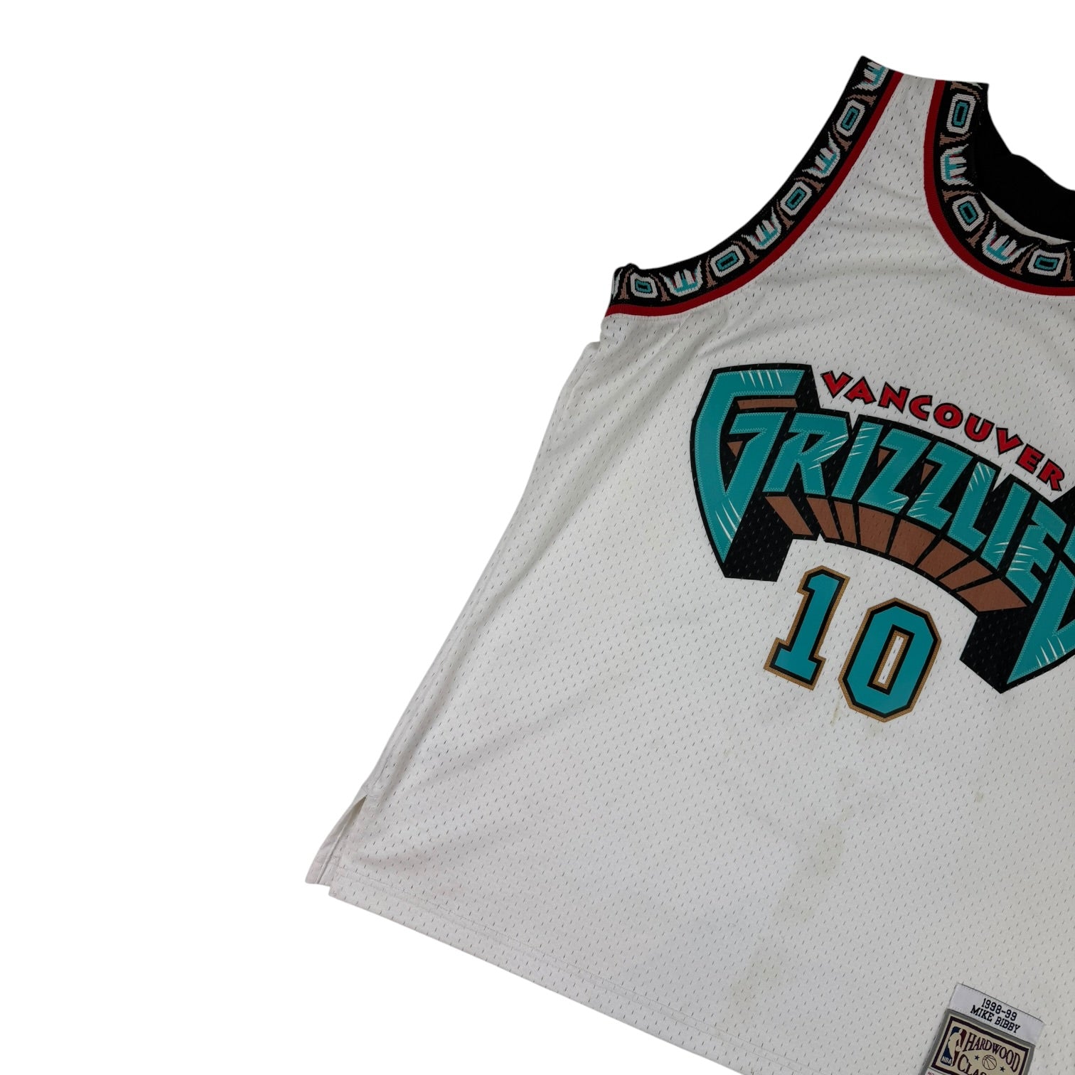 Mitchell & Ness Vancouver Grizzlies Mike Bibby Jersey White